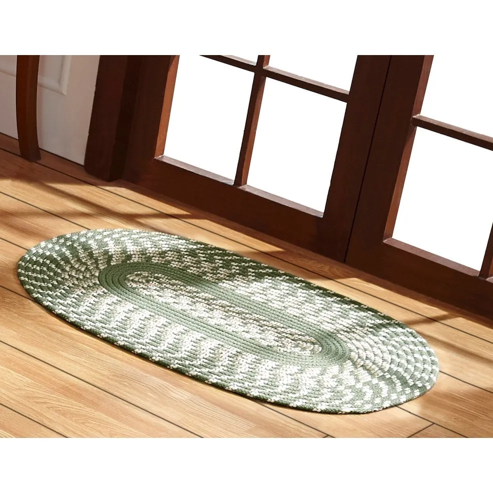 Better Trends Newport Braid Collection 100% Polypropylene Durable & Stain Resistant Double-Sided Reversible Indoor Utility Rug