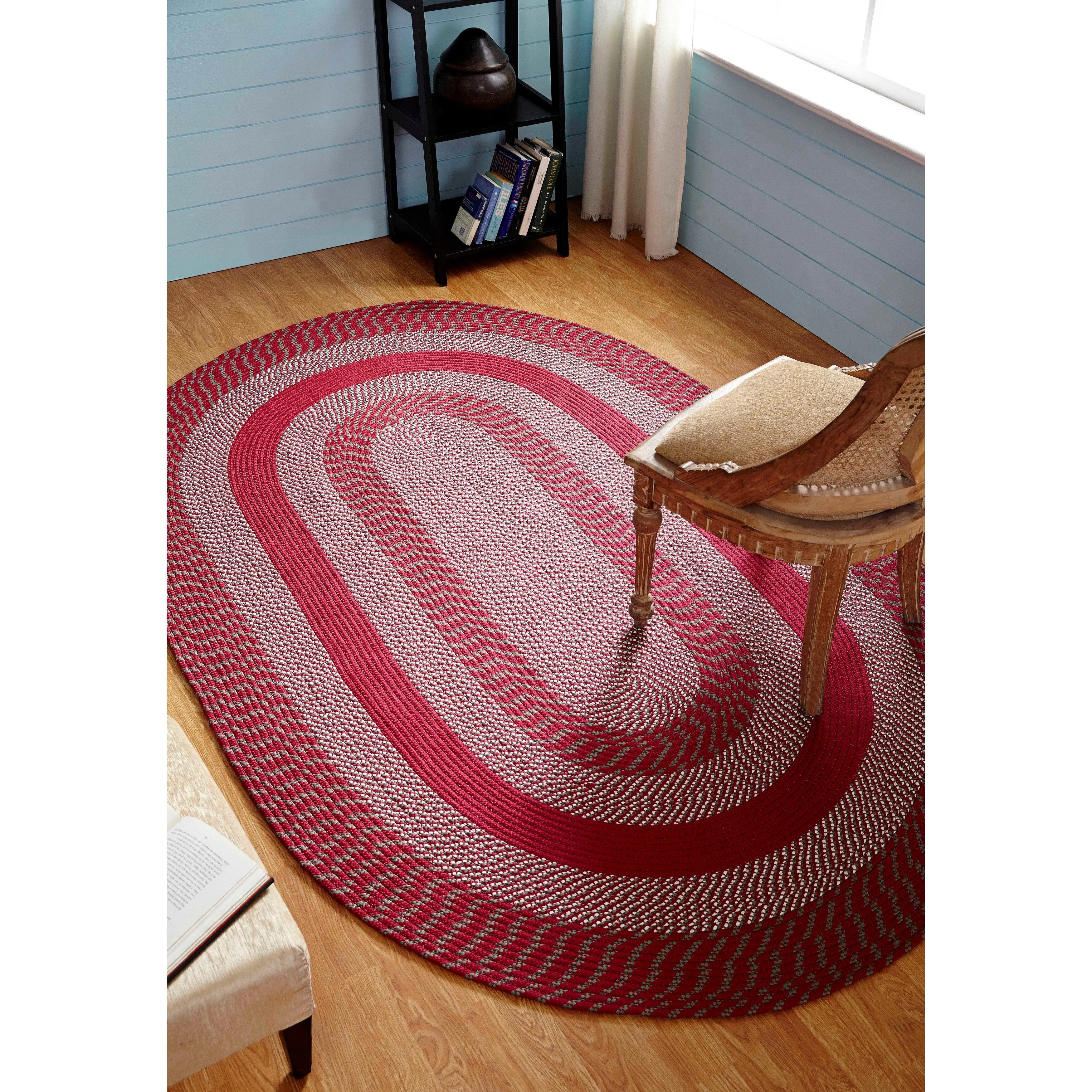 Better Trends Newport Braid Collection 100% Polypropylene Durable & Stain Resistant Double-Sided Reversible Indoor Utility Rug
