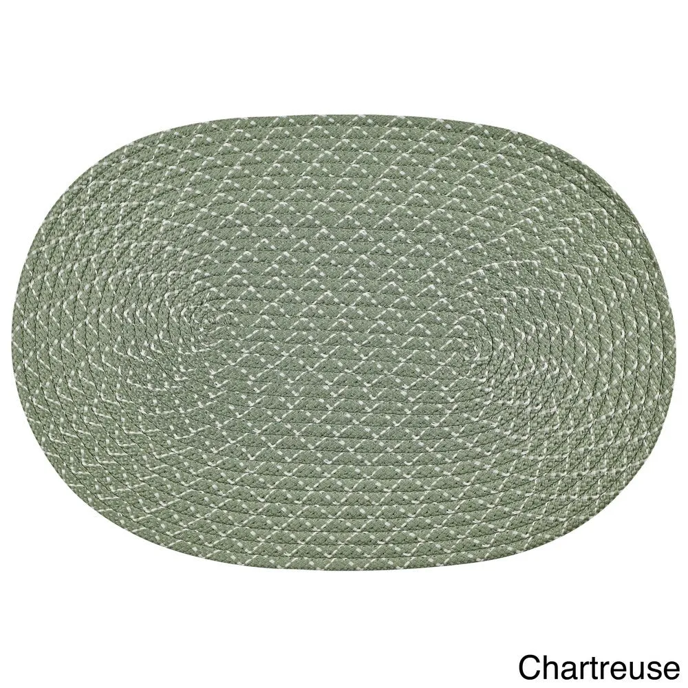 Better Trends Sunsplash Braided Indoor/ Outdoor Area Rug