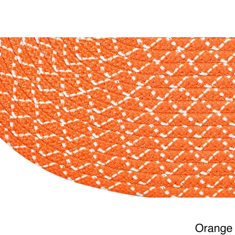Better Trends Sunsplash Braided Indoor/ Outdoor Area Rug