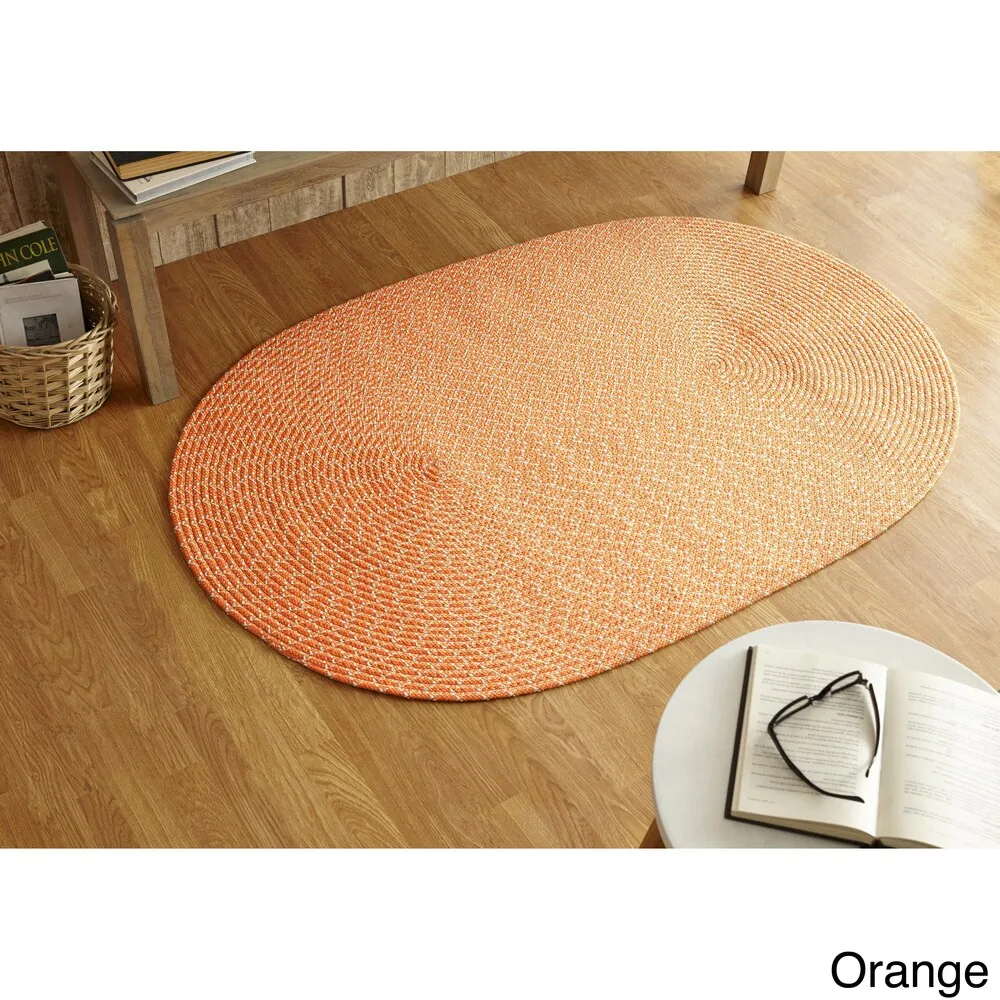Better Trends Sunsplash Braided Indoor/ Outdoor Area Rug