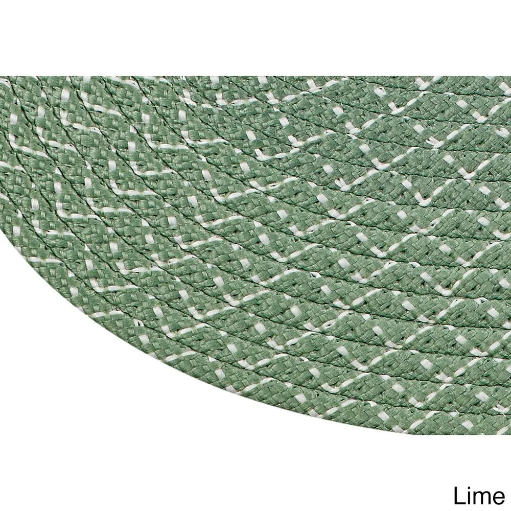 Better Trends Sunsplash Braided Indoor/ Outdoor Area Rug
