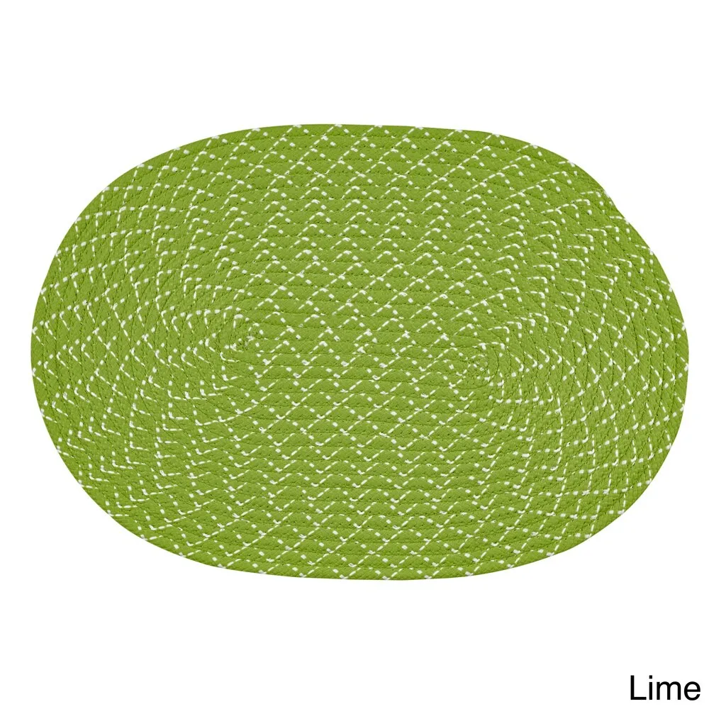 Better Trends Sunsplash Braided Indoor/ Outdoor Area Rug