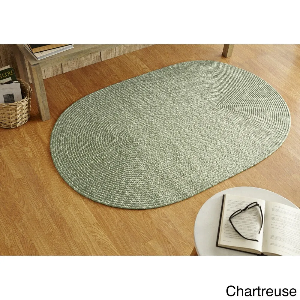 Better Trends Sunsplash Braided Indoor/ Outdoor Area Rug