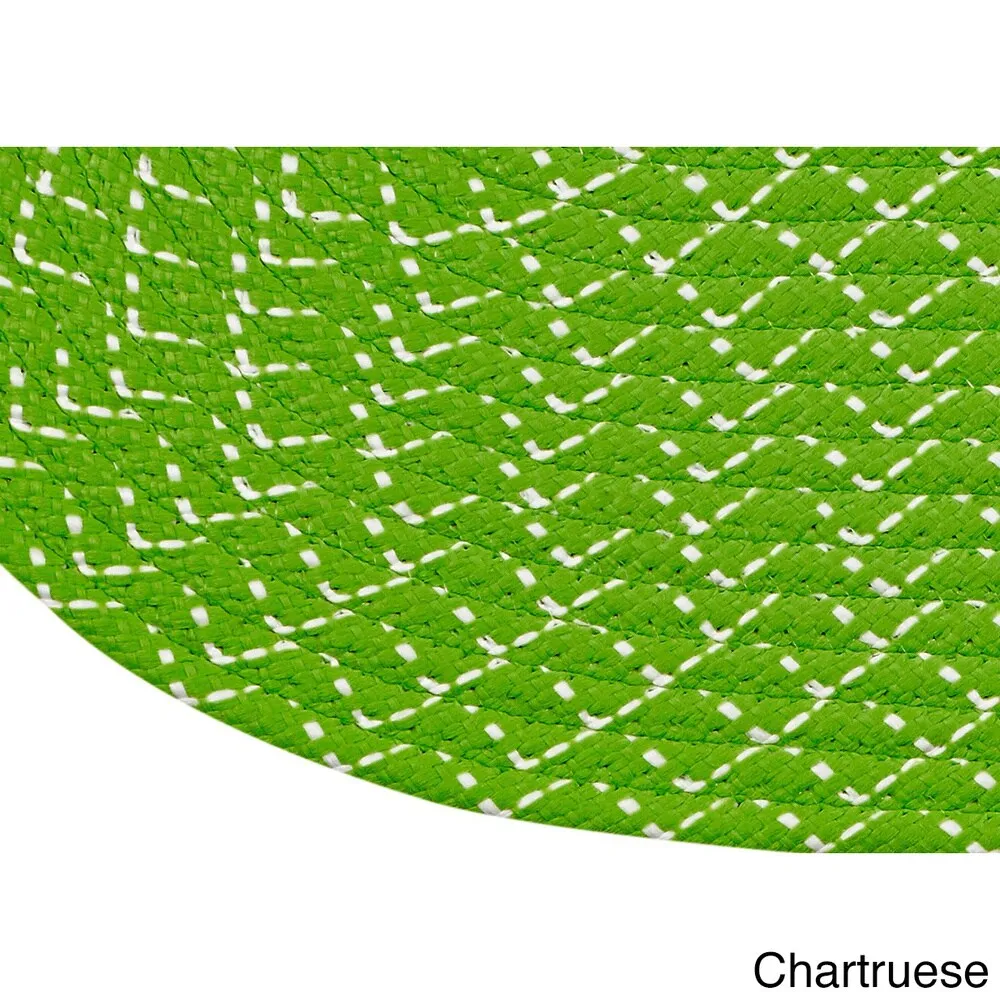 Better Trends Sunsplash Braided Indoor/ Outdoor Area Rug