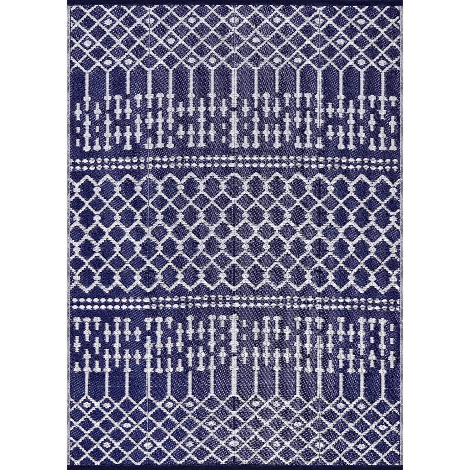 Beverly Rug Moroccan Trellis Outdoor Rug Waterproof for Patio. RV Camping