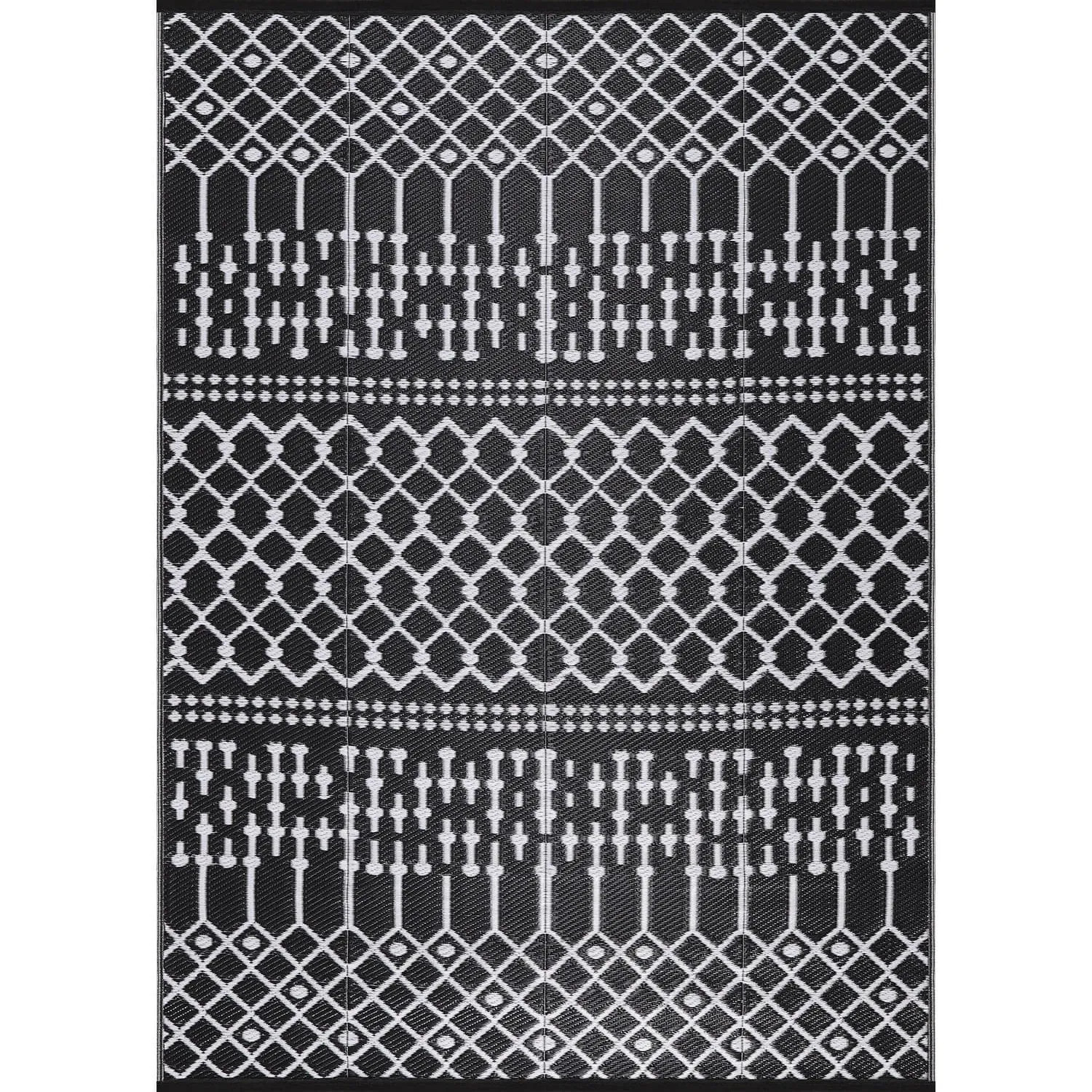 Beverly Rug Moroccan Trellis Outdoor Rug Waterproof for Patio. RV Camping