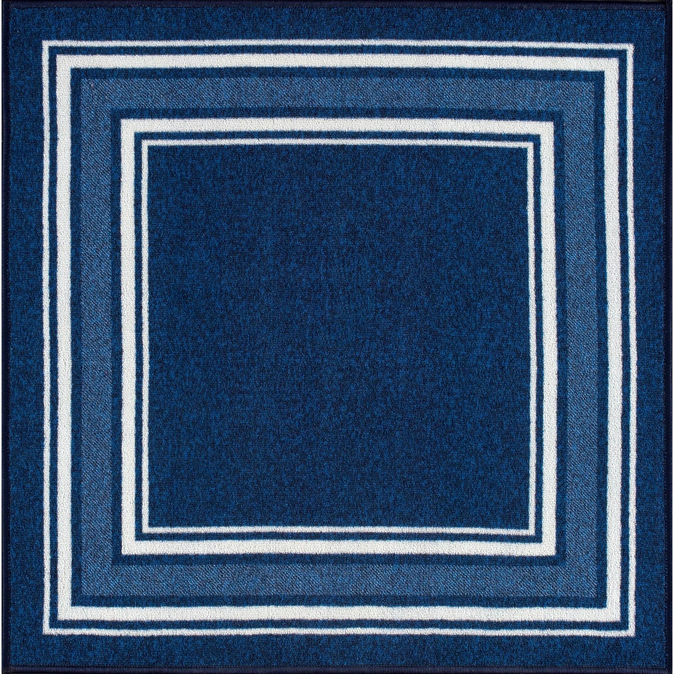 Beverly Rug Non Slip Bordered Stair Treads for Wooden Steps Indoor