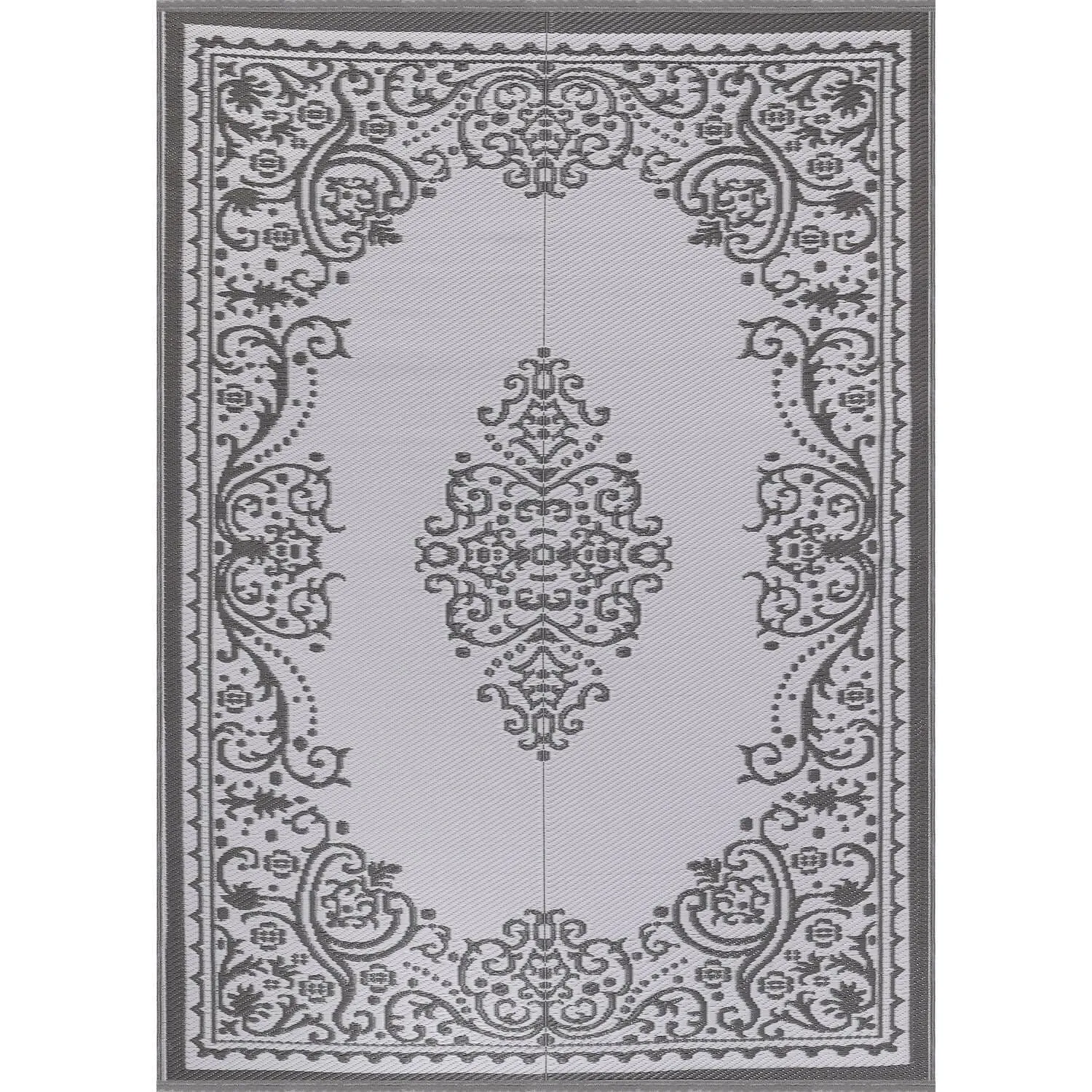 Beverly Rug Reversible Mats Plastic Outdoor Rug for Camping. Patio. Backyard. RV. Picnic. Deck