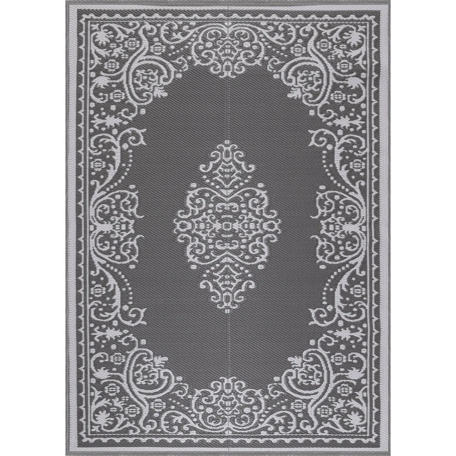 Beverly Rug Reversible Mats Plastic Outdoor Rug for Camping. Patio. Backyard. RV. Picnic. Deck
