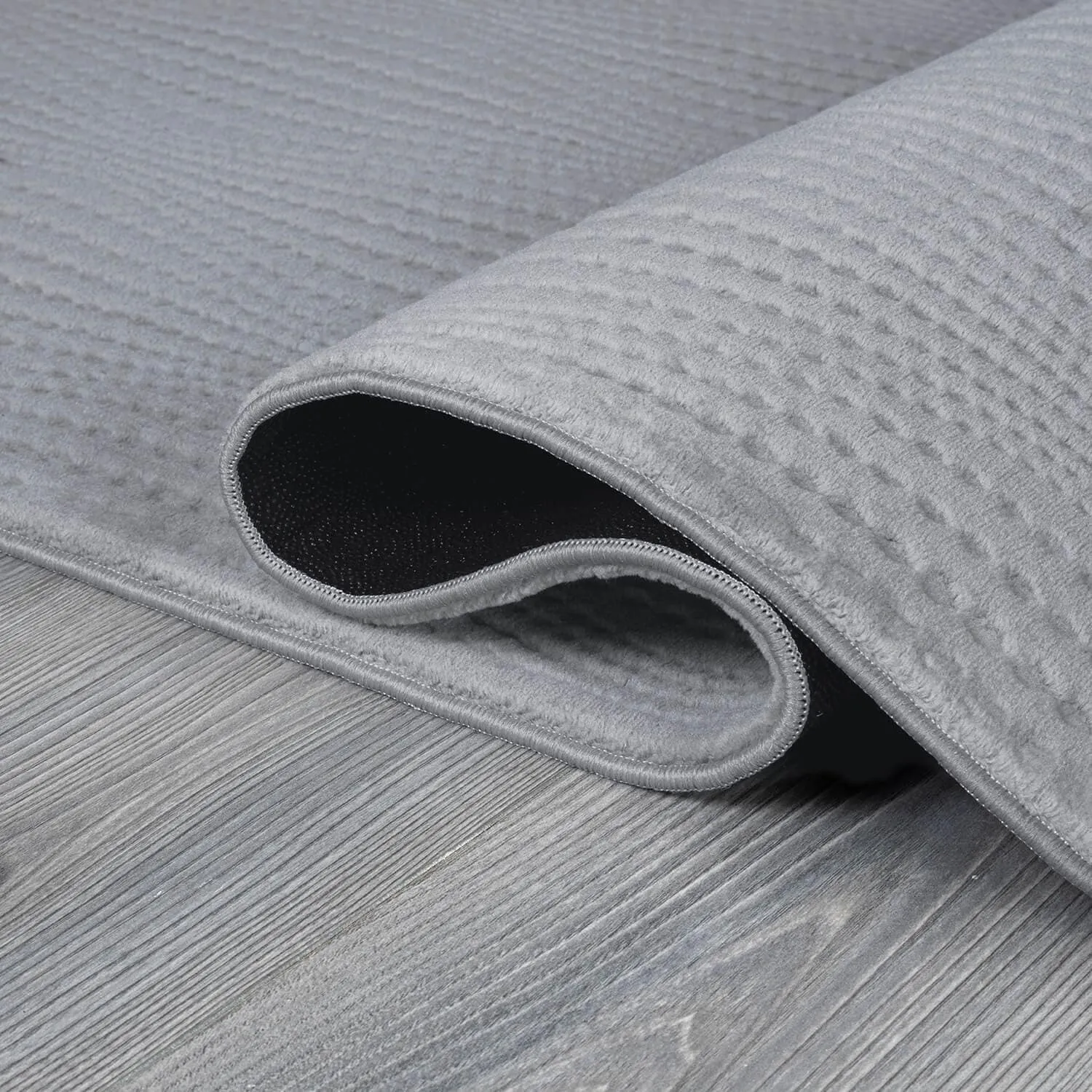 Beverly Rug Serenity Solid Modern Non Slip Soft Indoor Area Rug