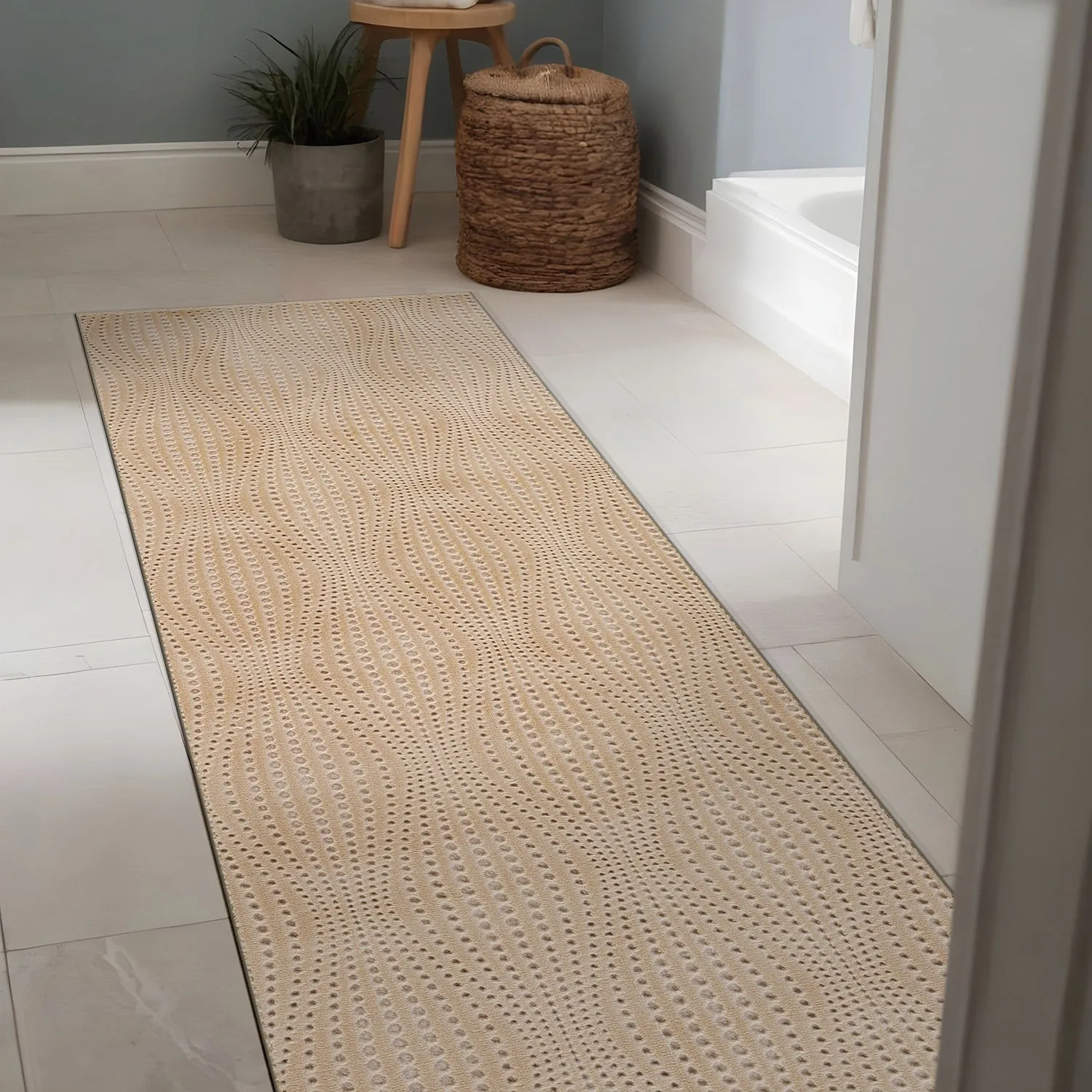 Beverly Rug Serenity Solid Modern Non Slip Soft Indoor Area Rug