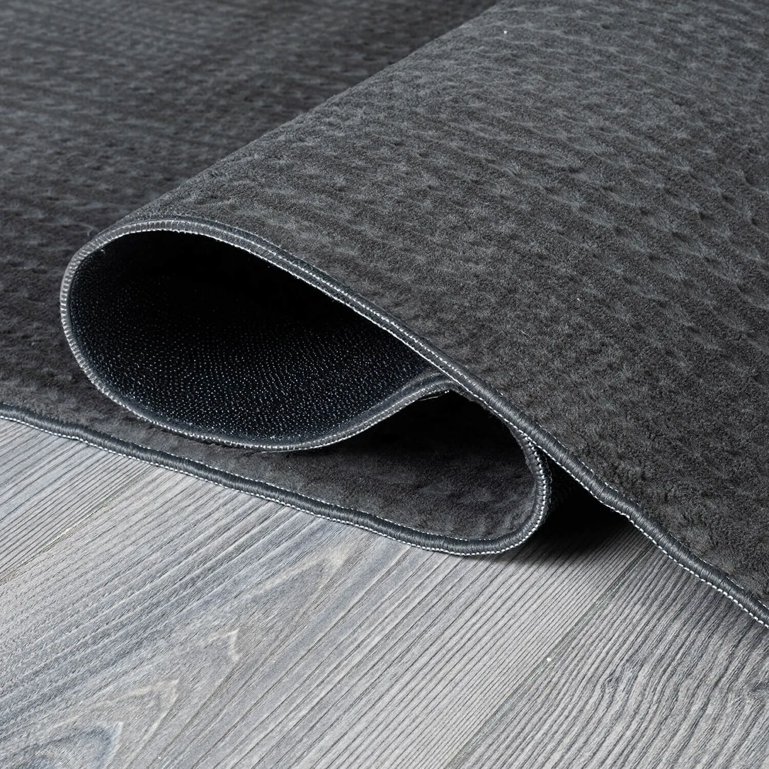 Beverly Rug Serenity Solid Modern Non Slip Soft Indoor Area Rug