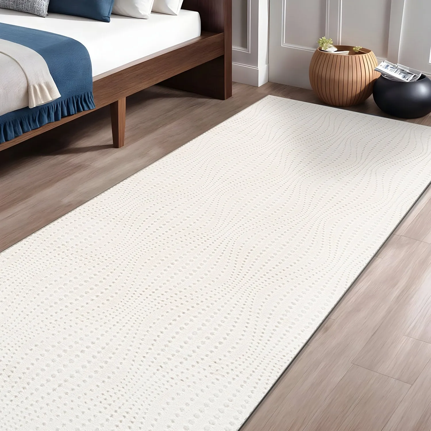 Beverly Rug Serenity Solid Modern Non Slip Soft Indoor Area Rug