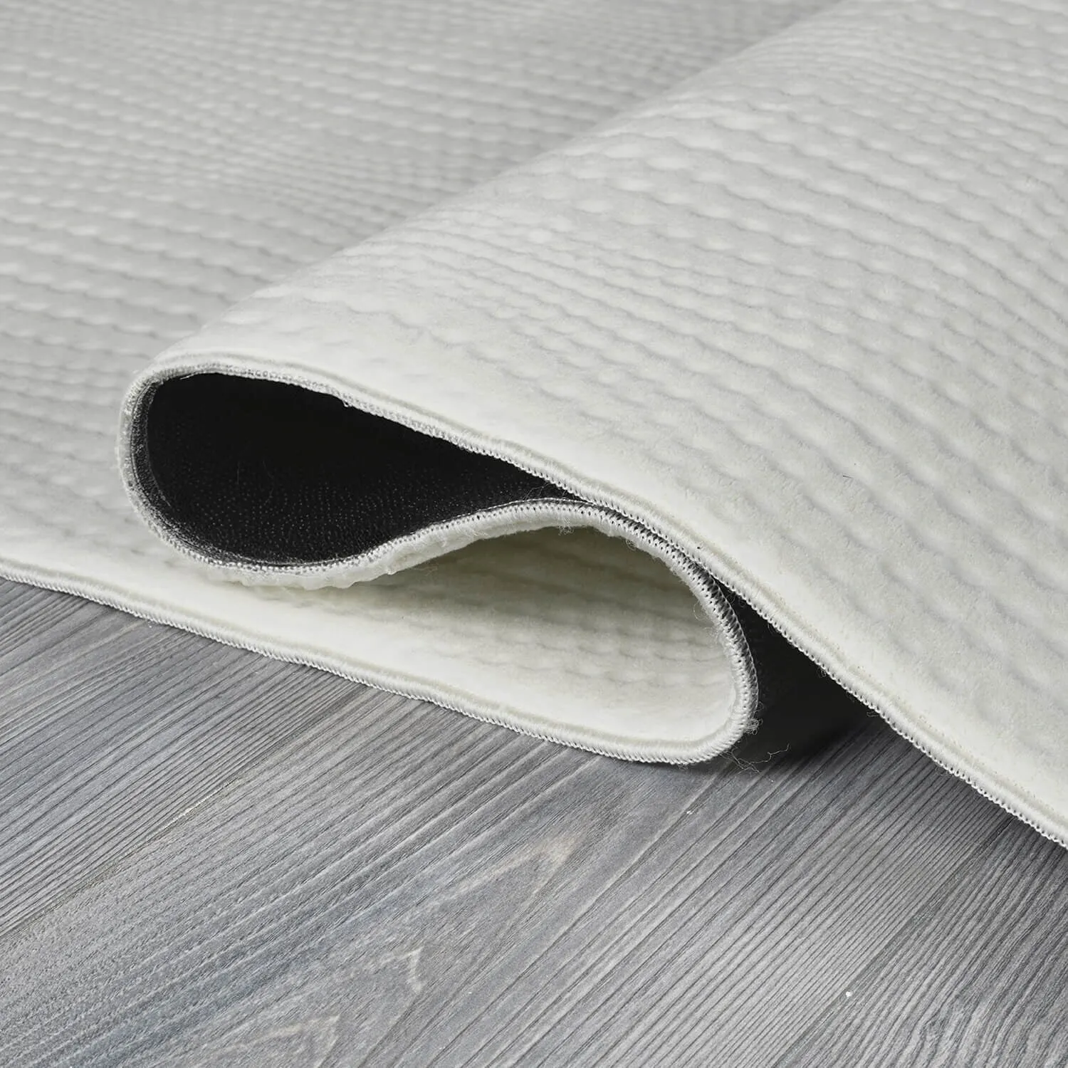 Beverly Rug Serenity Solid Modern Non Slip Soft Indoor Area Rug