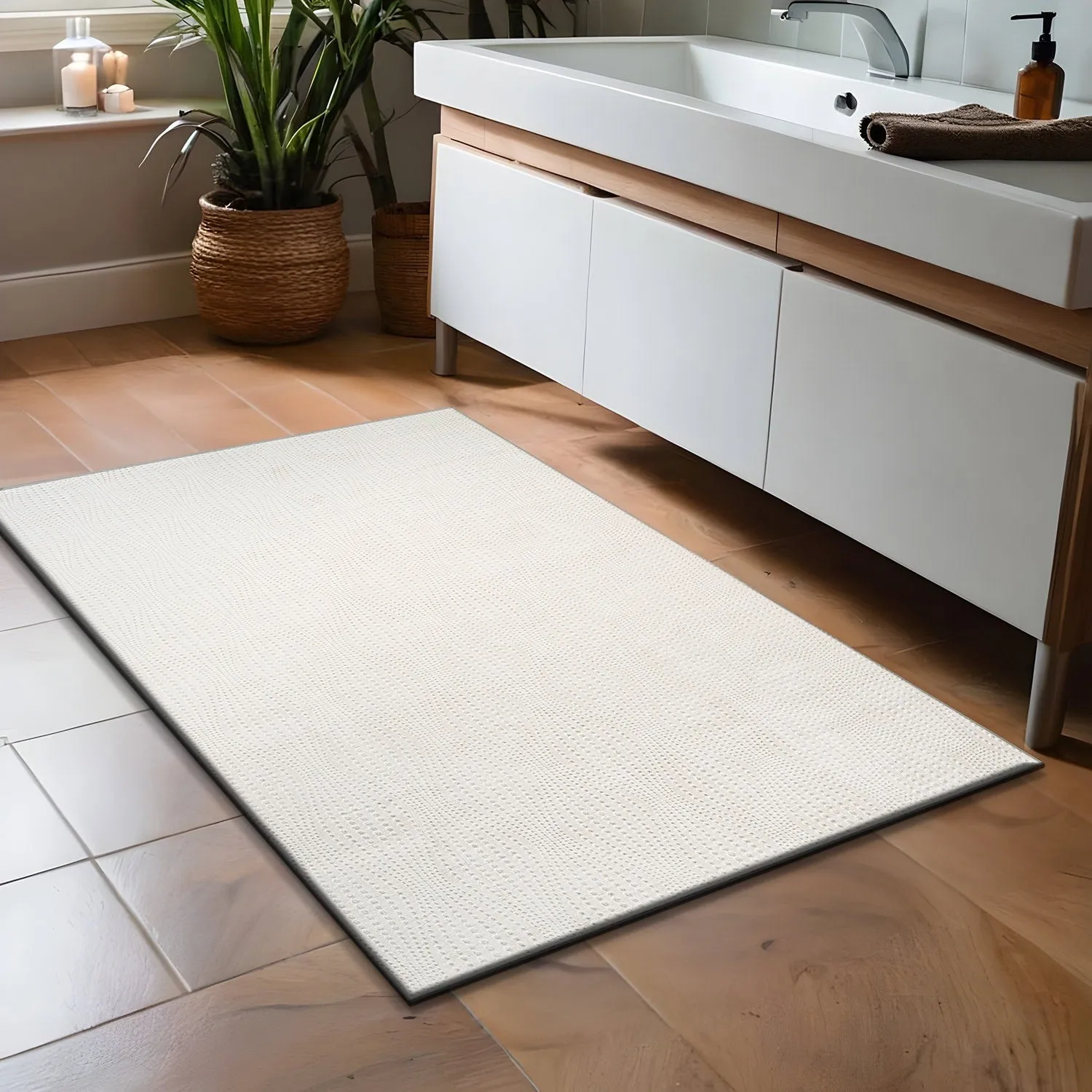 Beverly Rug Serenity Solid Modern Non Slip Soft Indoor Area Rug