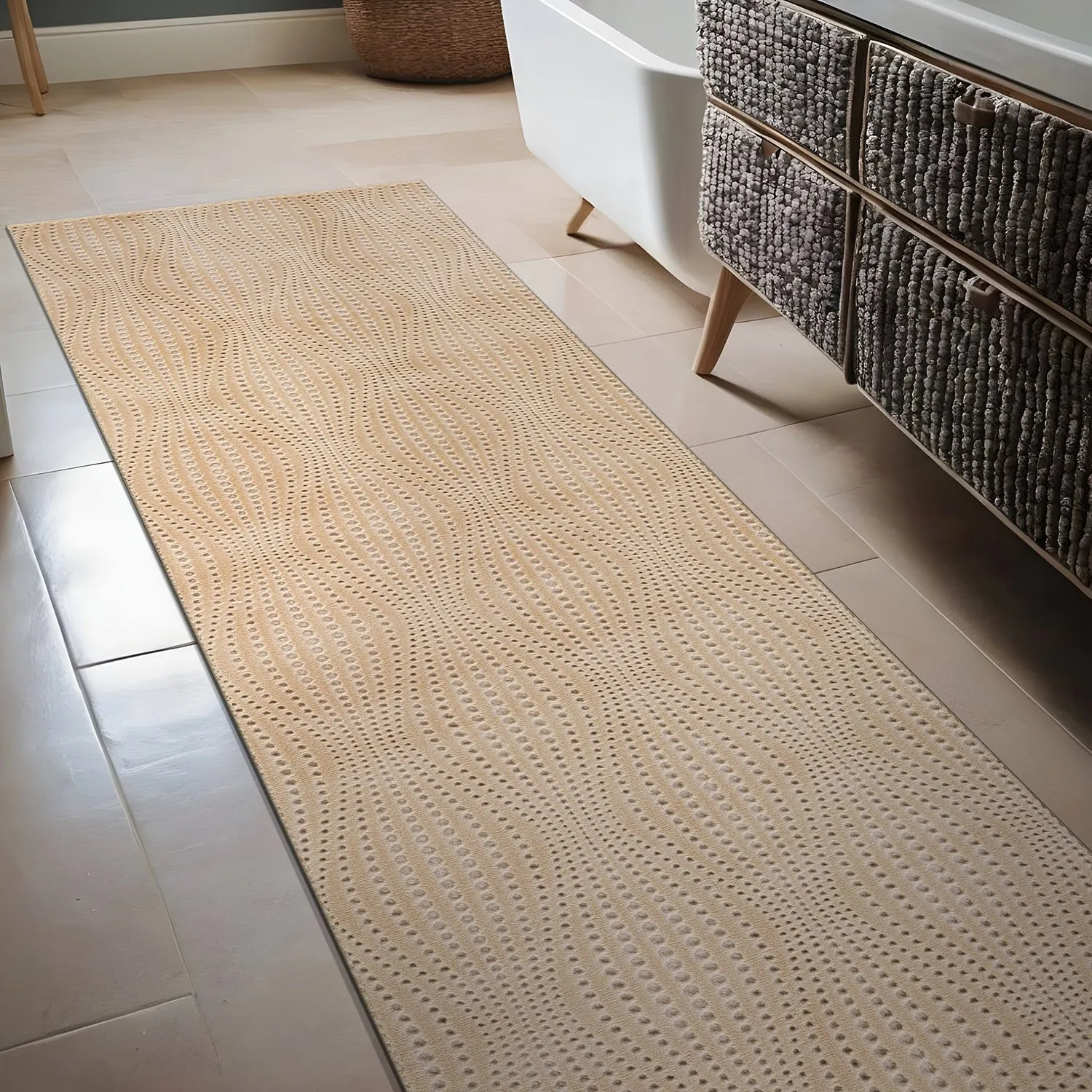 Beverly Rug Serenity Solid Modern Non Slip Soft Indoor Area Rug