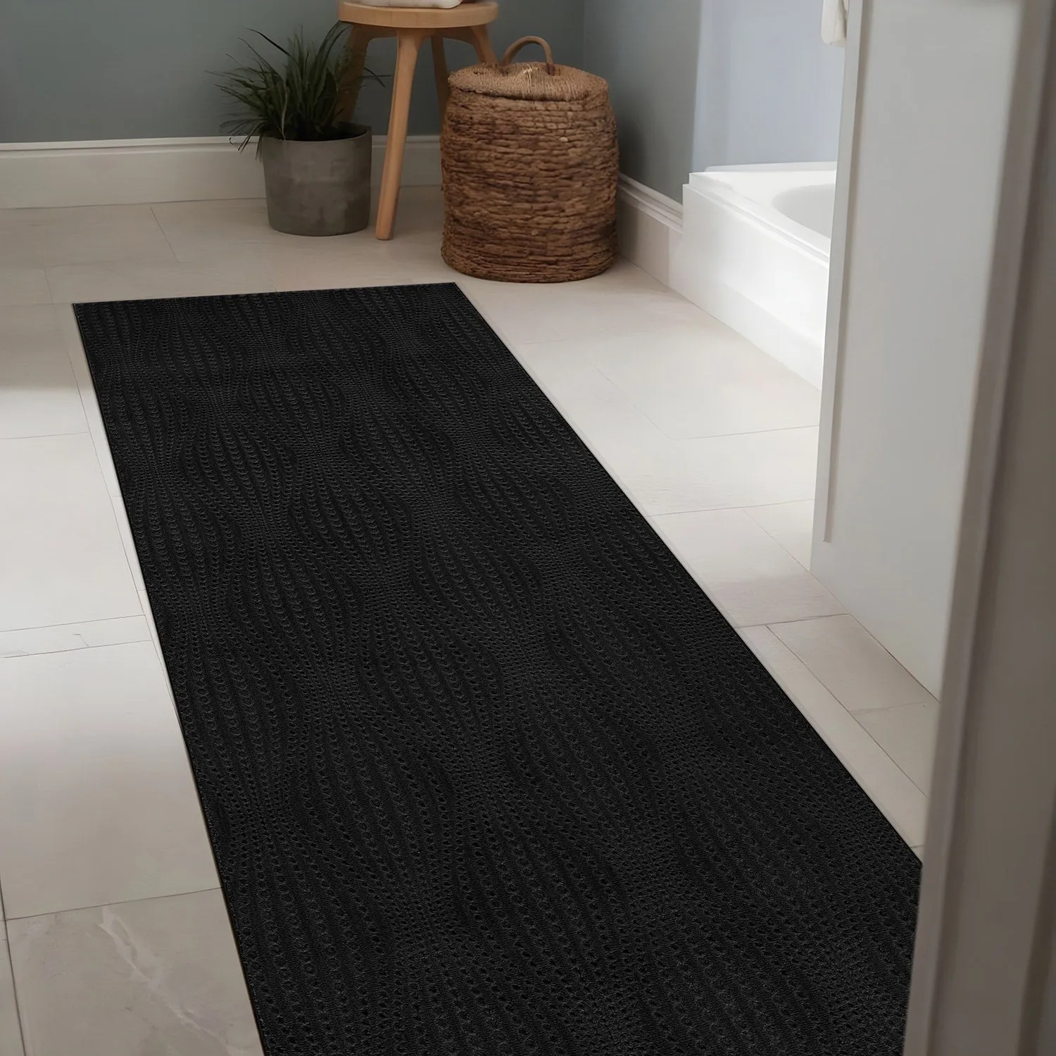 Beverly Rug Serenity Solid Modern Non Slip Soft Indoor Area Rug