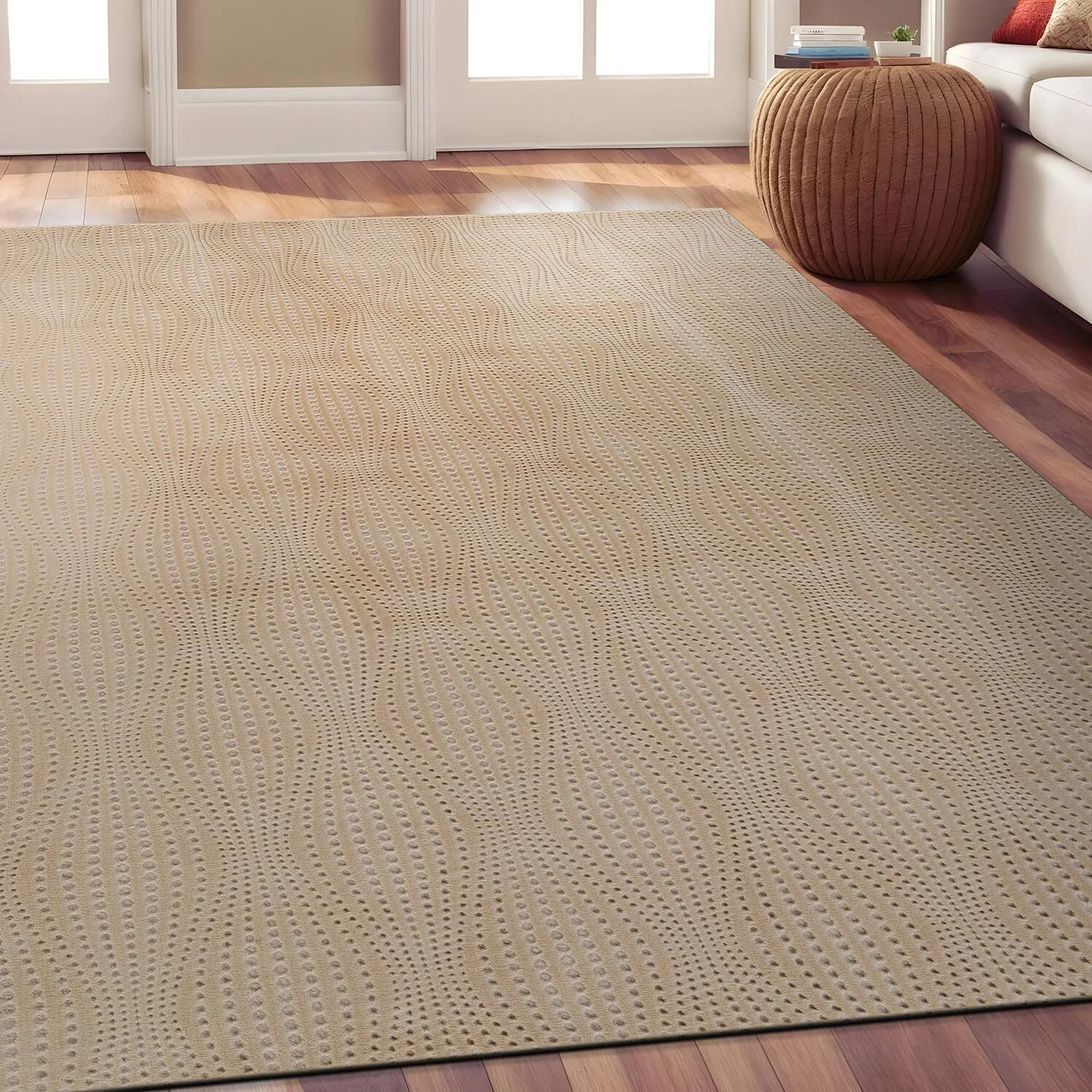 Beverly Rug Serenity Solid Modern Non Slip Soft Indoor Area Rug