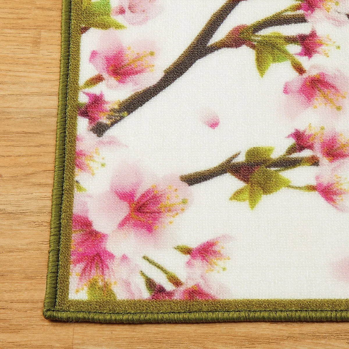Butterfly Cherry Blossom Skid-Resistant Accent Rug - 12.750 x 9.000 x 3.750