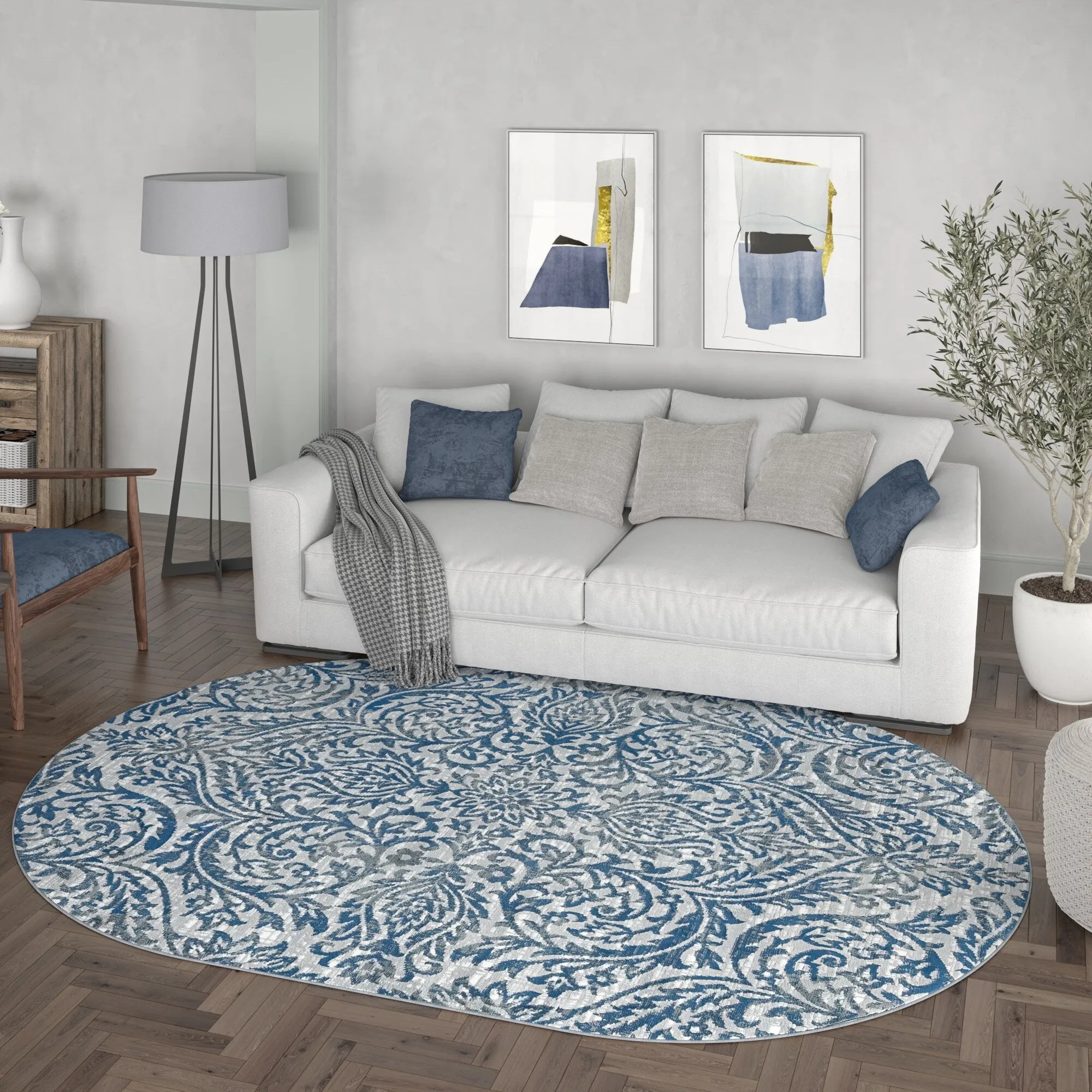 Carrington Farmhouse Floral & Botanical Indoor Area Rug