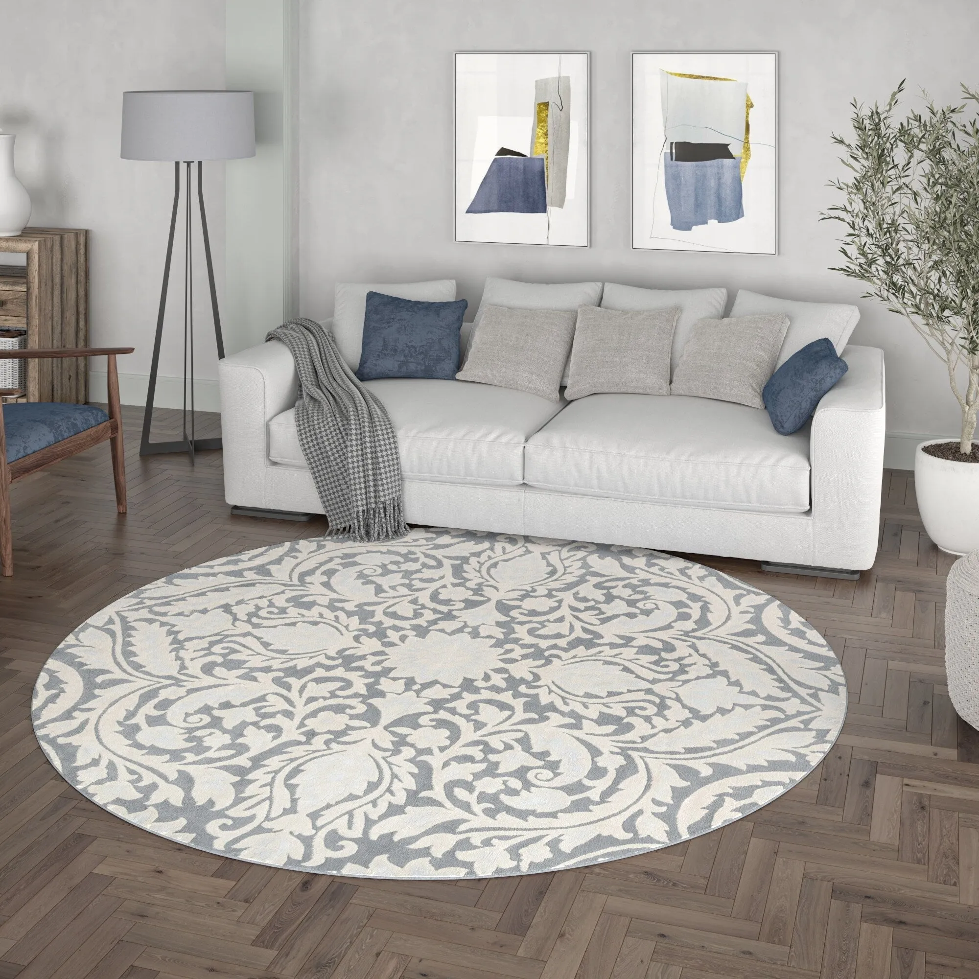 Carrington Farmhouse Floral & Botanical Indoor Area Rug