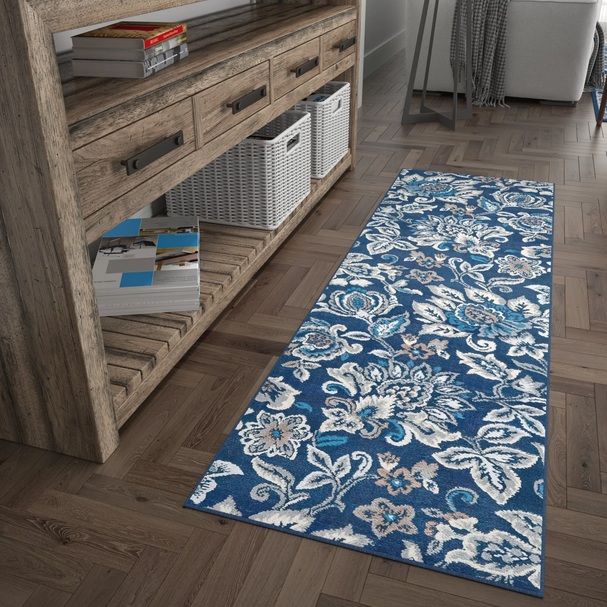 Carrington Farmhouse Floral & Botanical Indoor Area Rug