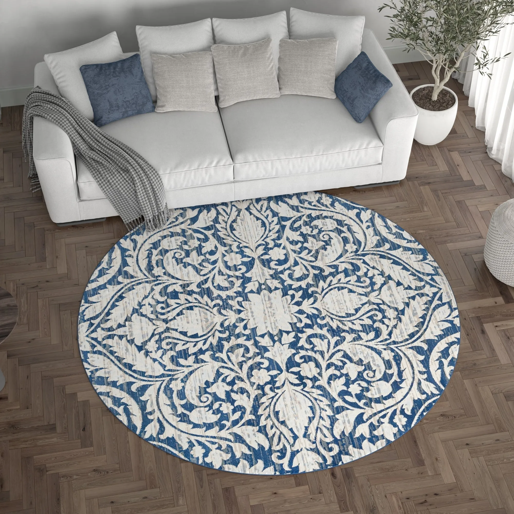 Carrington Farmhouse Floral & Botanical Indoor Area Rug