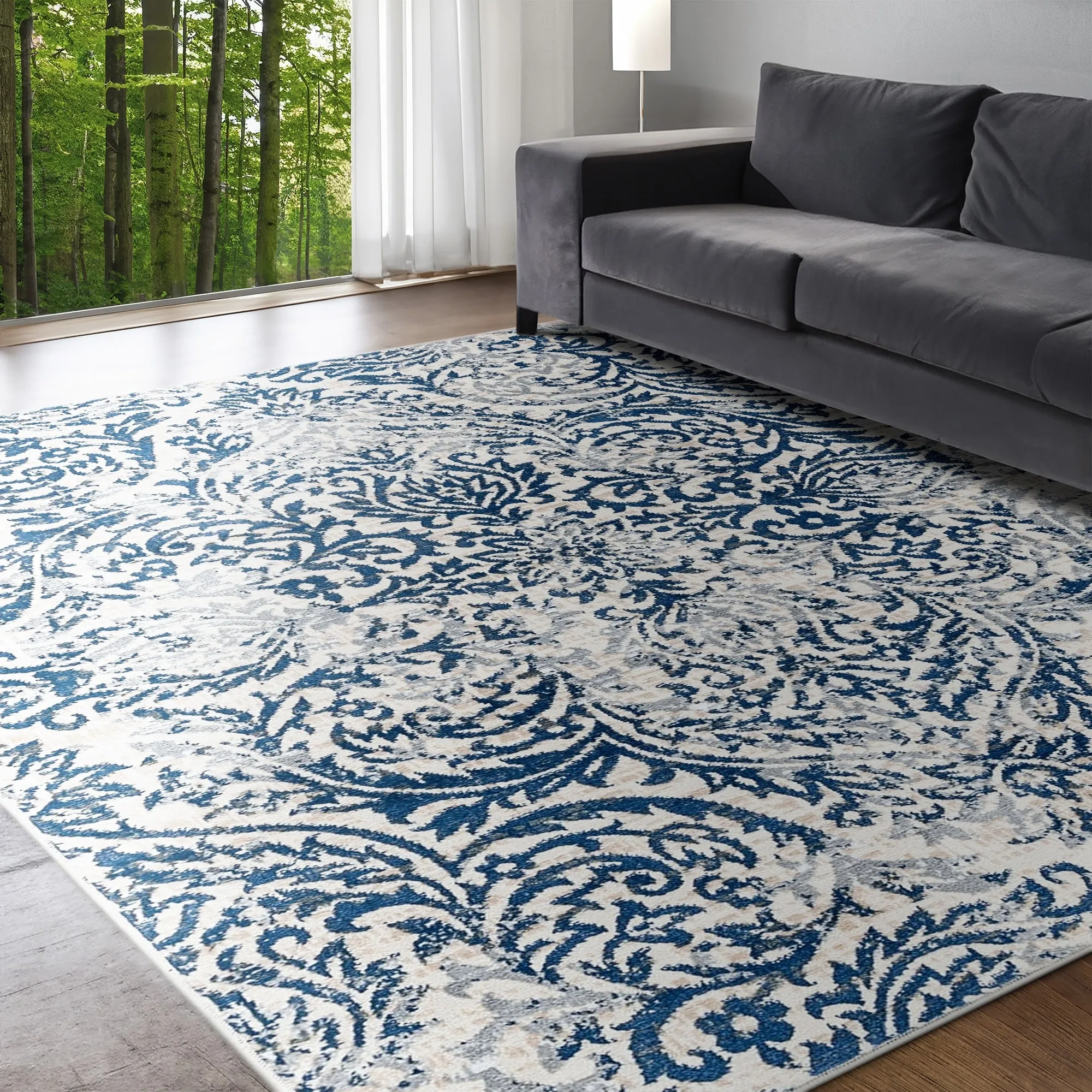 Carrington Farmhouse Floral & Botanical Indoor Area Rug