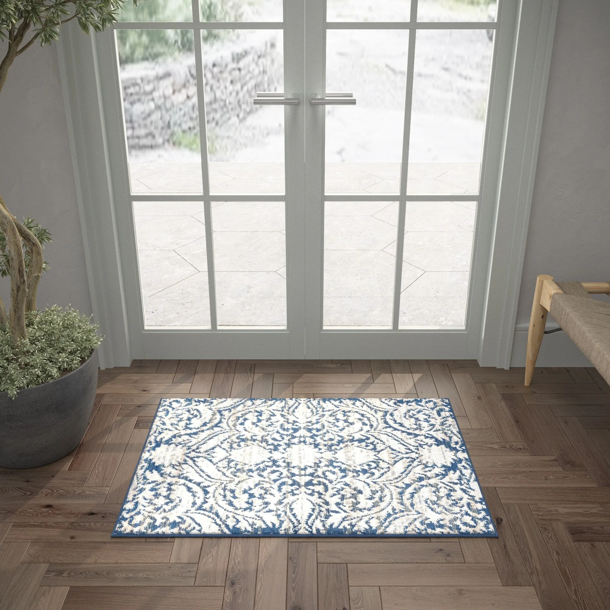Carrington Farmhouse Floral & Botanical Indoor Area Rug