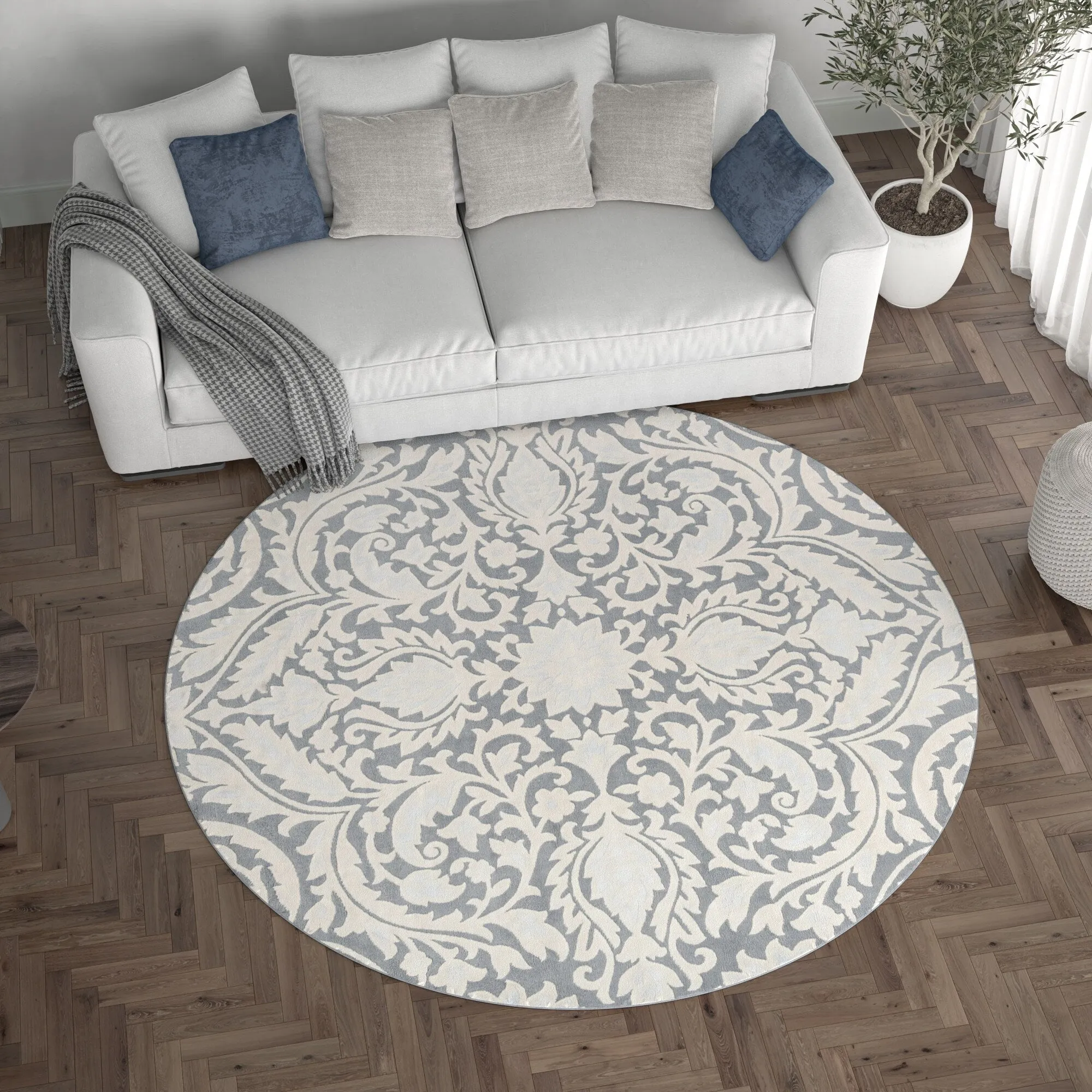 Carrington Farmhouse Floral & Botanical Indoor Area Rug