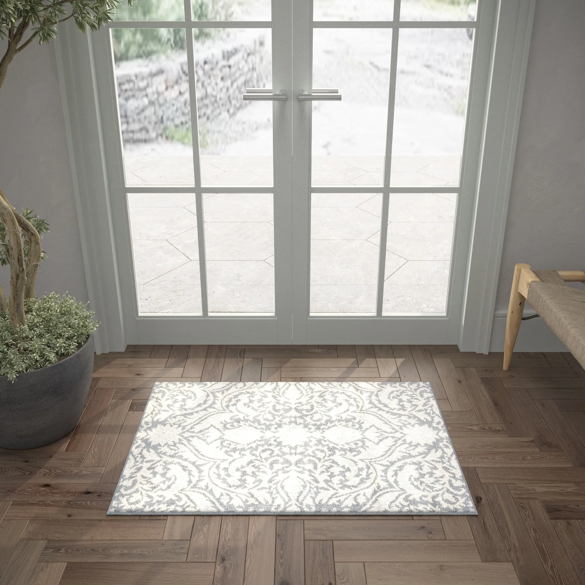 Carrington Farmhouse Floral & Botanical Indoor Area Rug