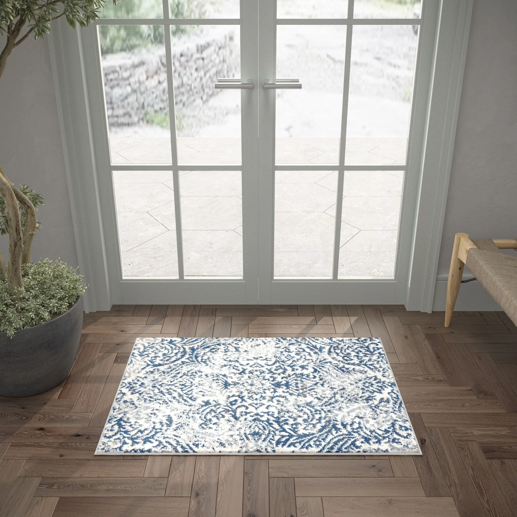 Carrington Farmhouse Floral & Botanical Indoor Area Rug