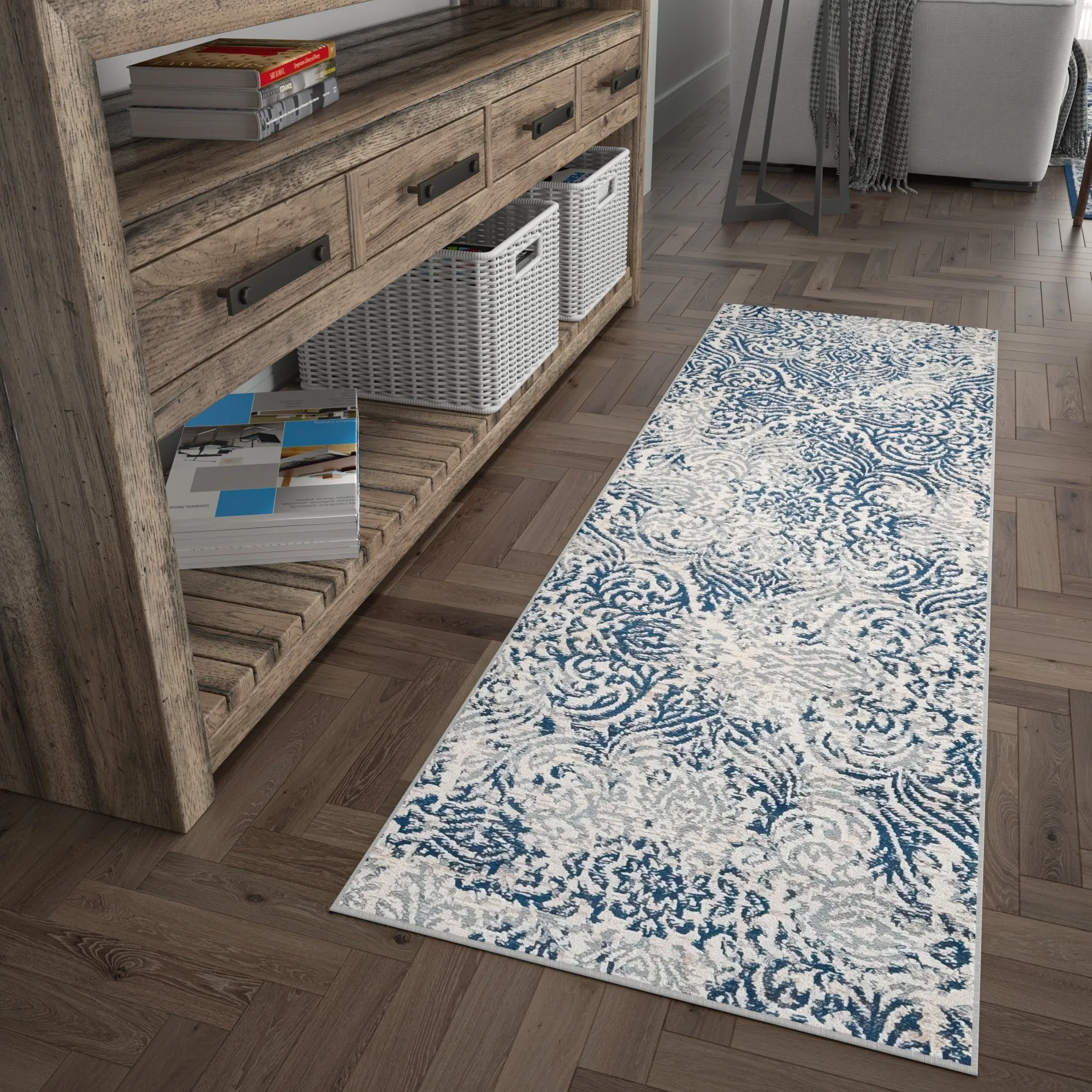 Carrington Farmhouse Floral & Botanical Indoor Area Rug