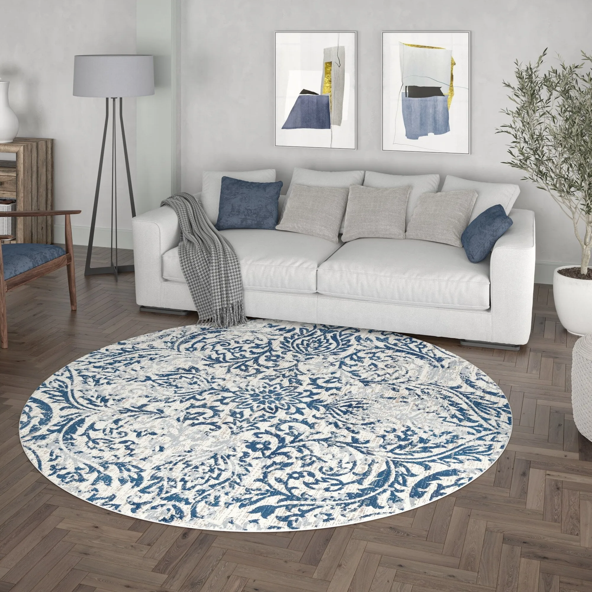 Carrington Farmhouse Floral & Botanical Indoor Area Rug