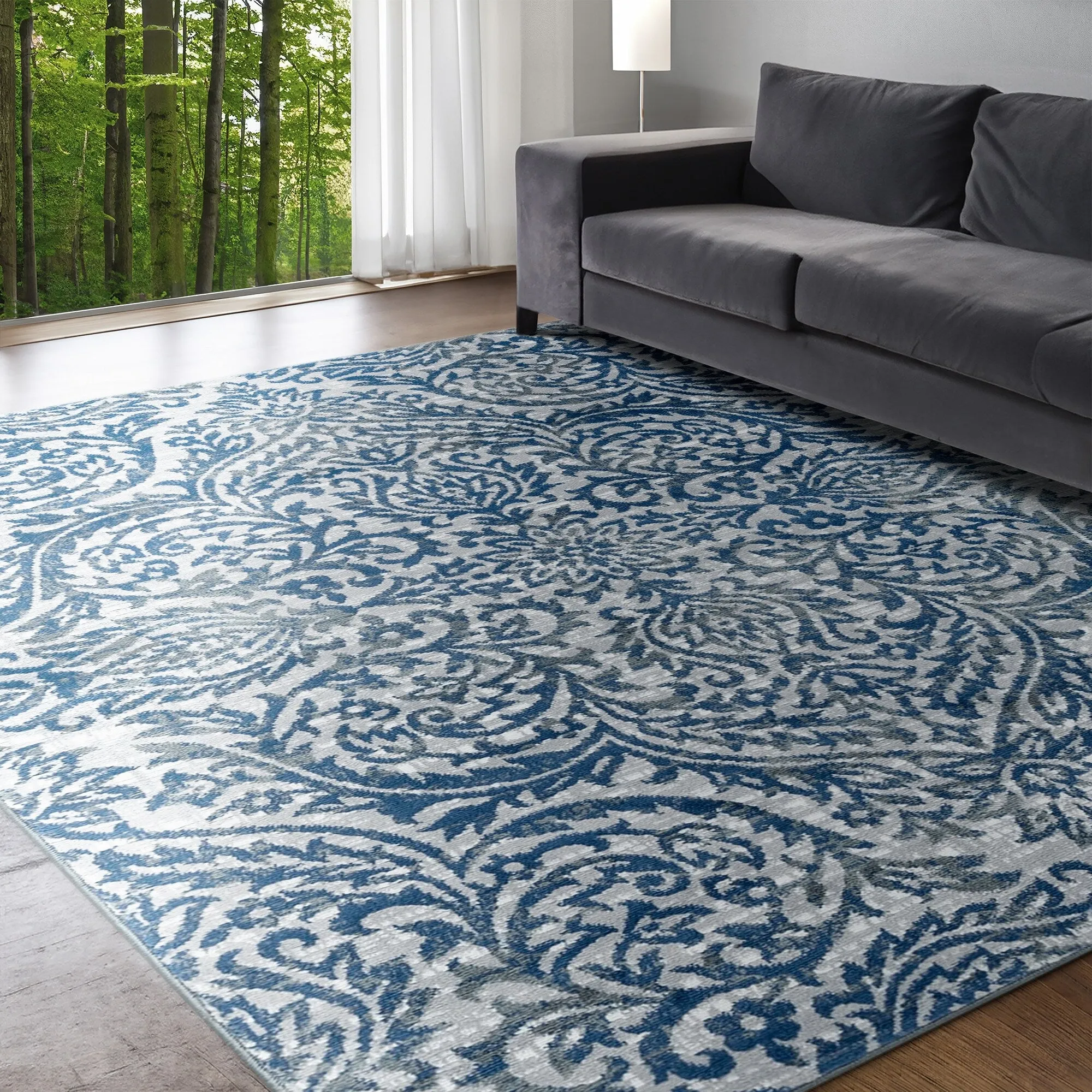 Carrington Farmhouse Floral & Botanical Indoor Area Rug