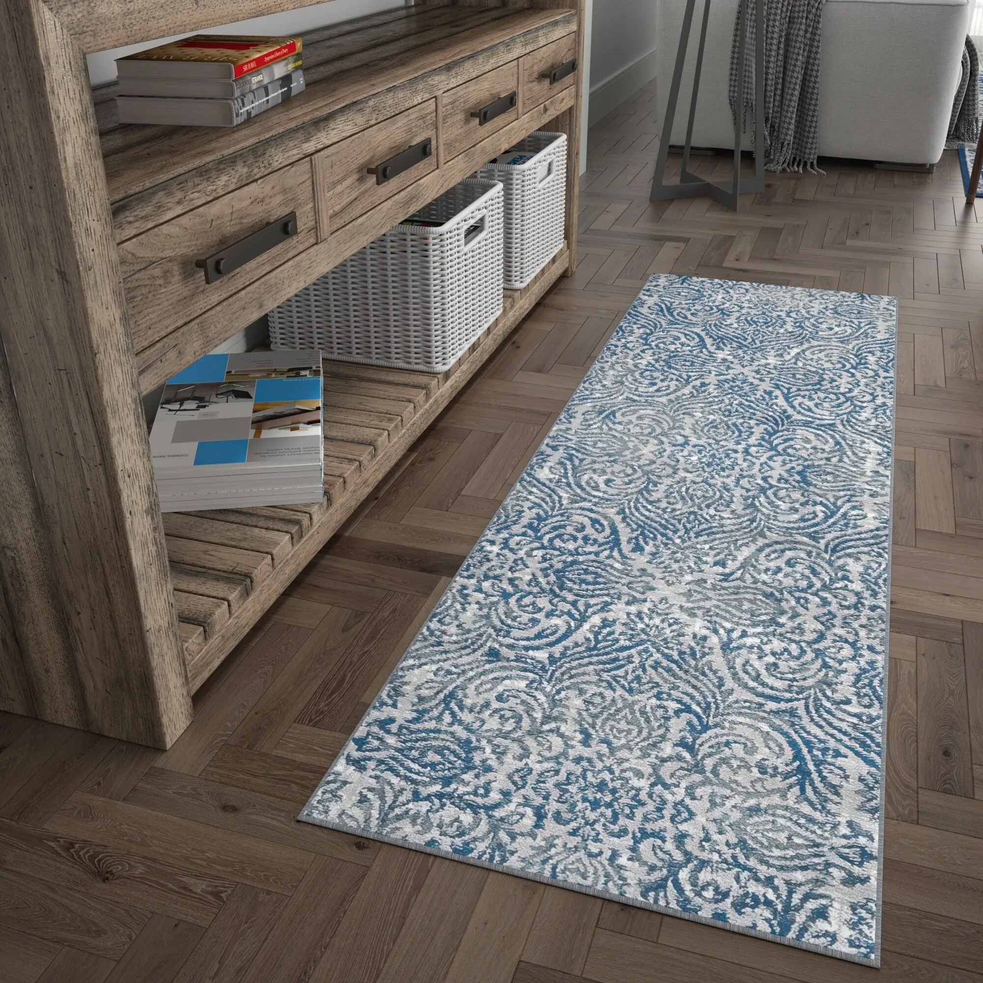 Carrington Farmhouse Floral & Botanical Indoor Area Rug