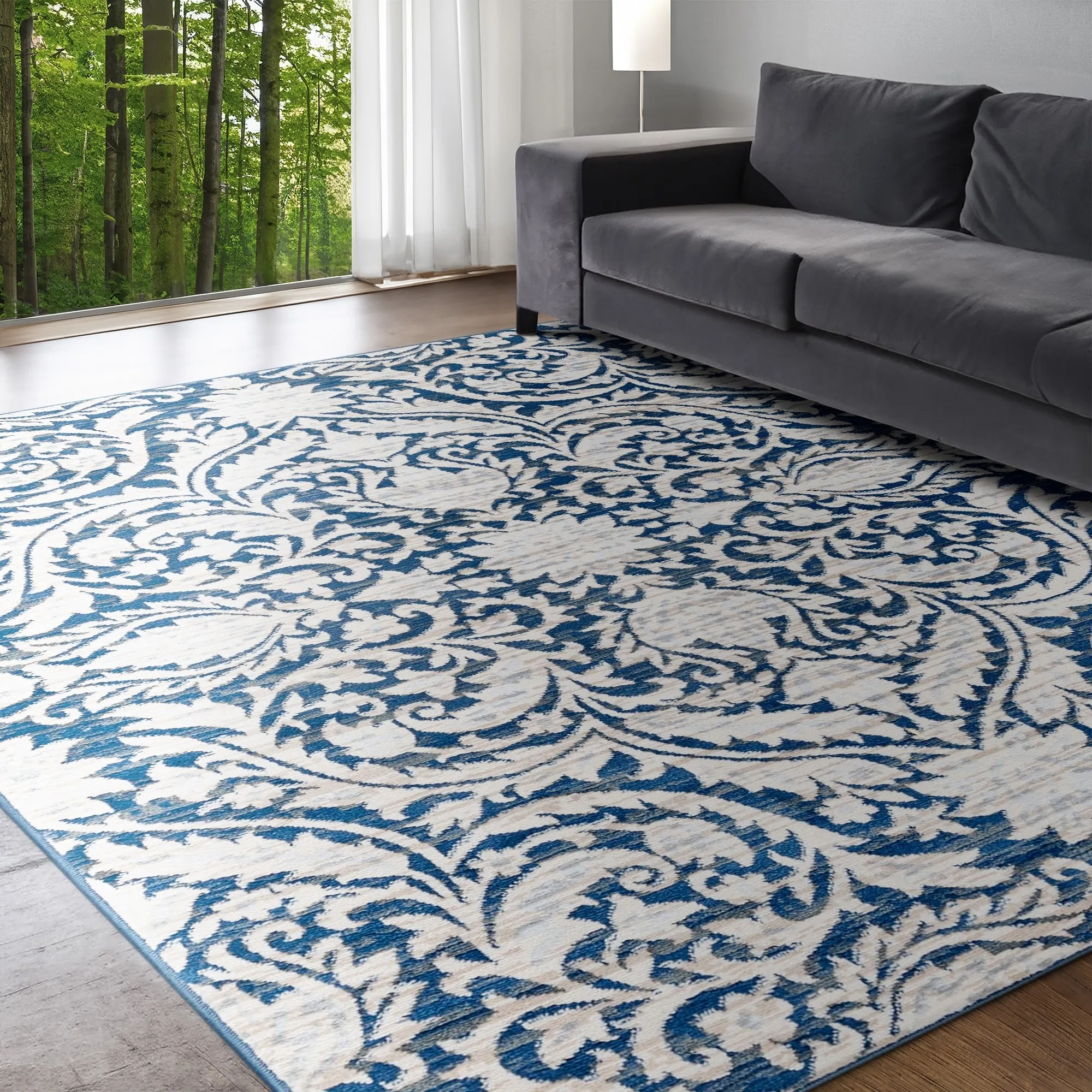 Carrington Farmhouse Floral & Botanical Indoor Area Rug