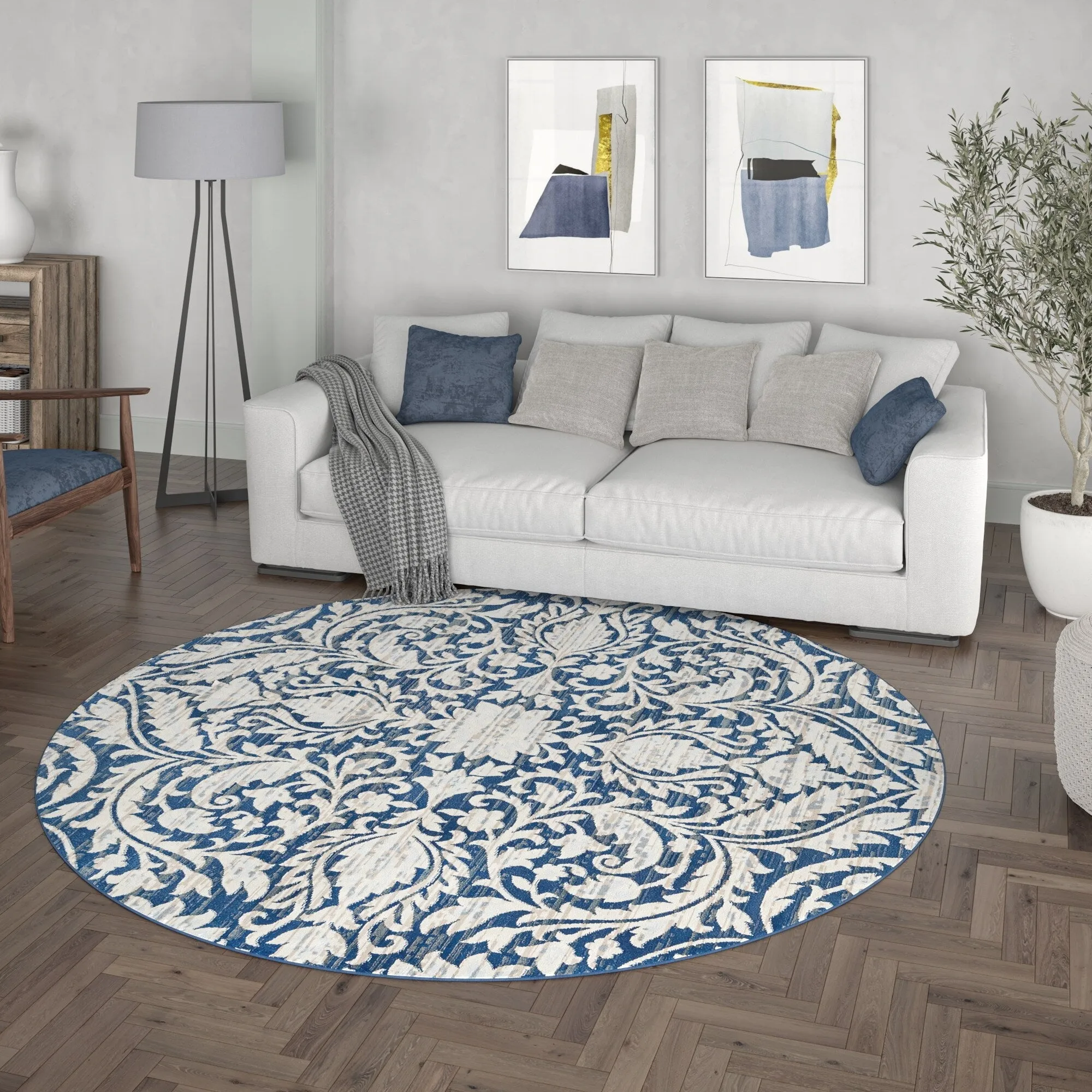 Carrington Farmhouse Floral & Botanical Indoor Area Rug