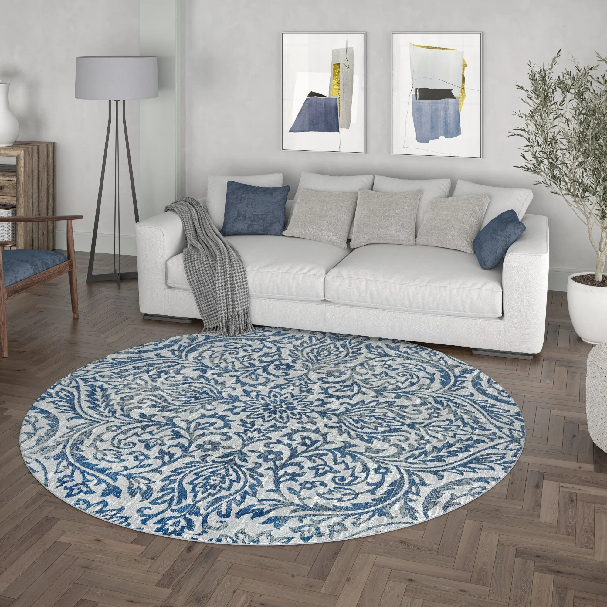 Carrington Farmhouse Floral & Botanical Indoor Area Rug