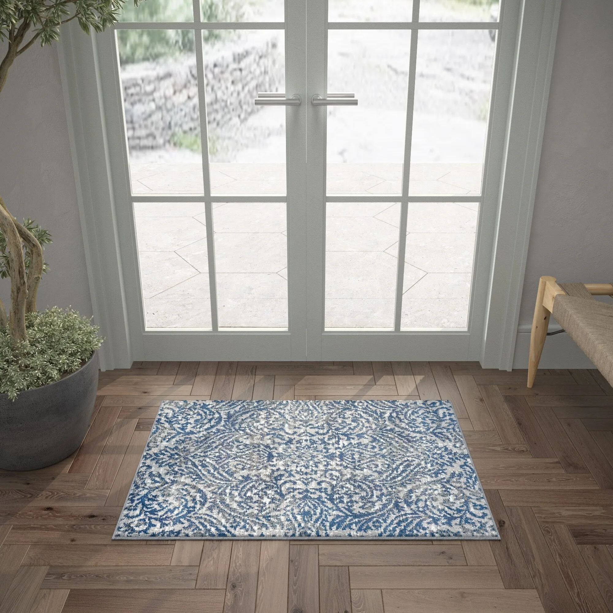 Carrington Farmhouse Floral & Botanical Indoor Area Rug