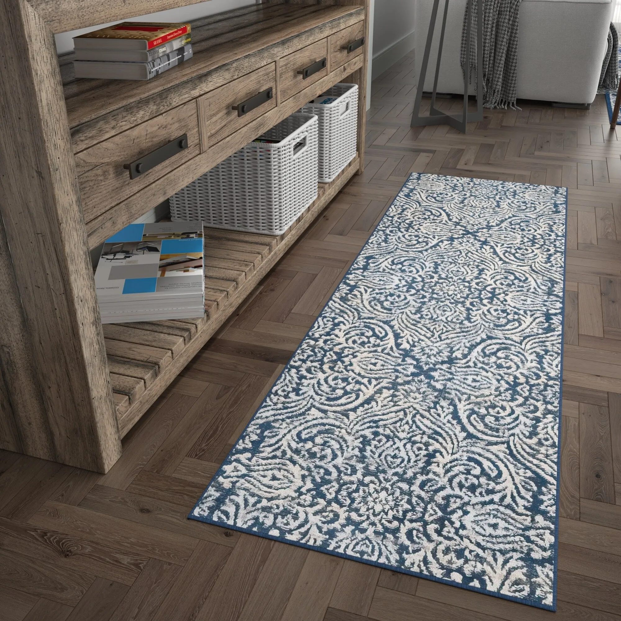 Carrington Farmhouse Floral & Botanical Indoor Area Rug