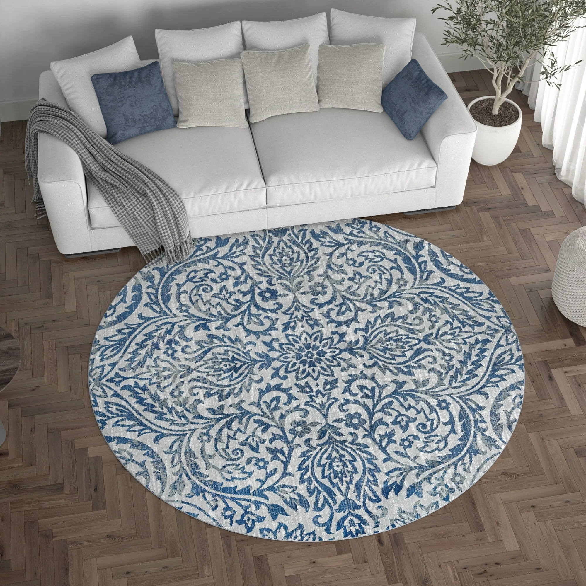 Carrington Farmhouse Floral & Botanical Indoor Area Rug