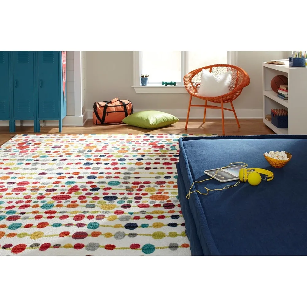 Carson Carrington Hinnerup Abstract Dotted Stripe Rug