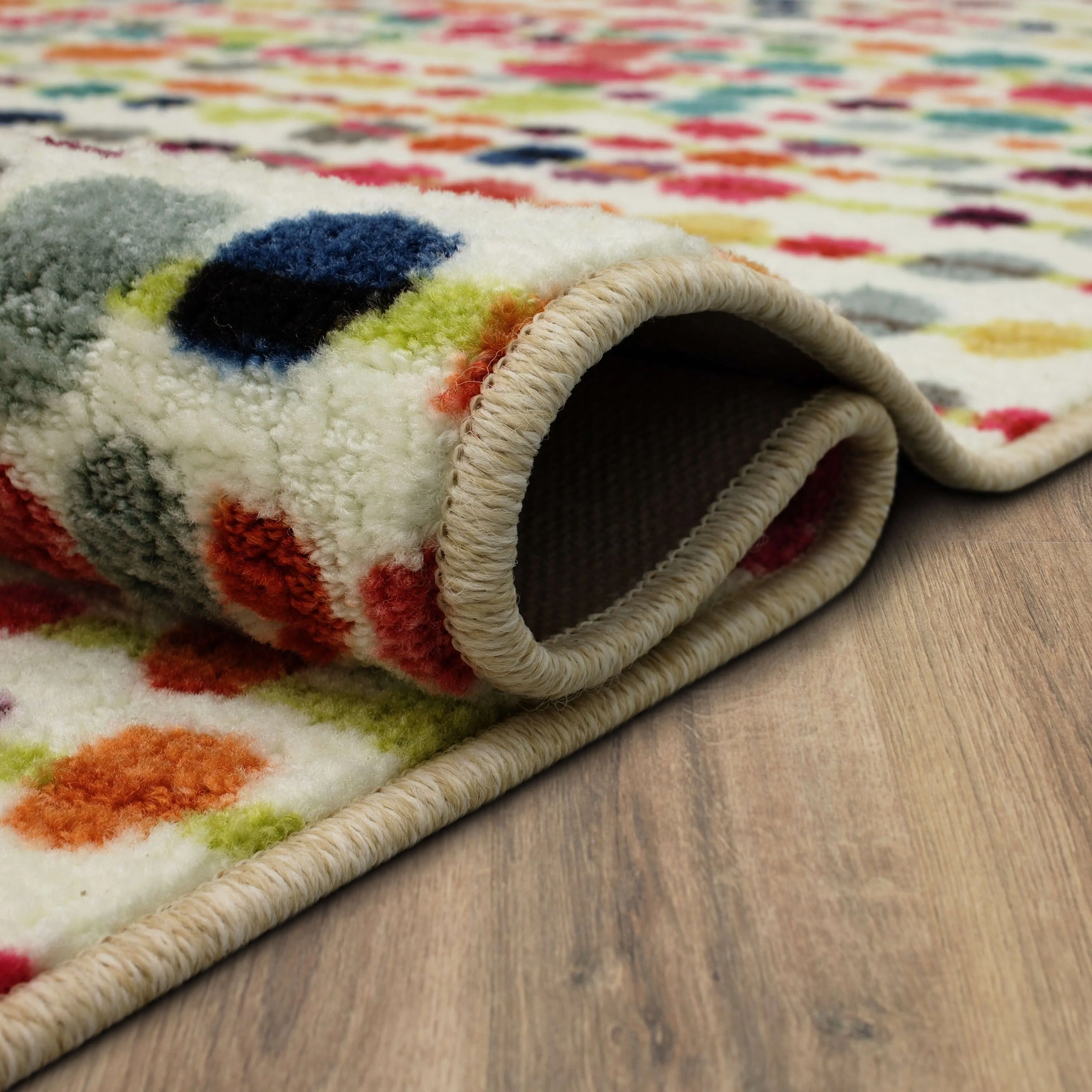 Carson Carrington Hinnerup Abstract Dotted Stripe Rug