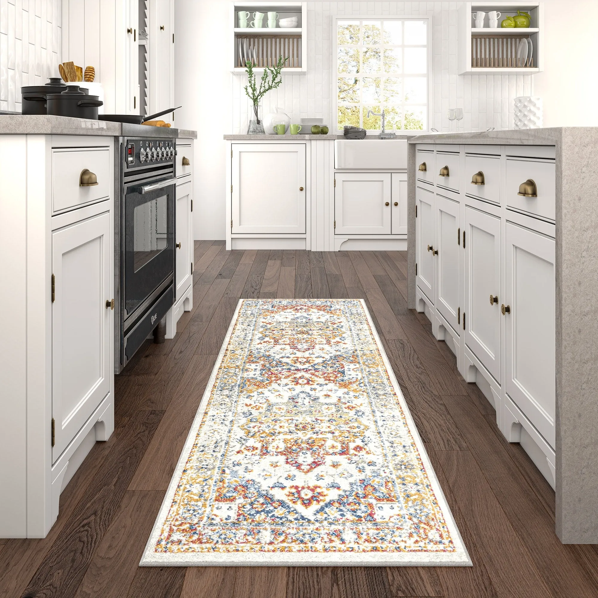 Chesney Bohemian & Eclectic Medallion Indoor Area Rug