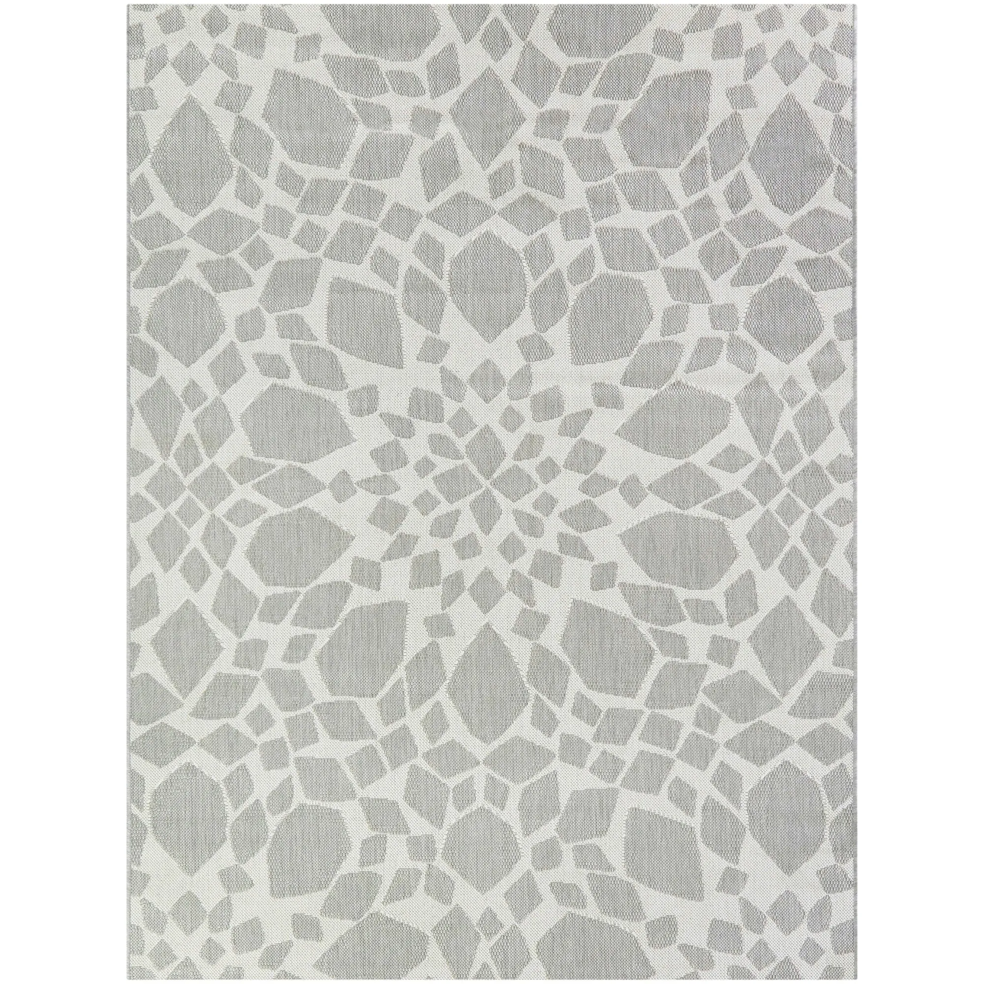 Chiarello Modern Geometric Medallion Indoor/Outdoor Area Rug