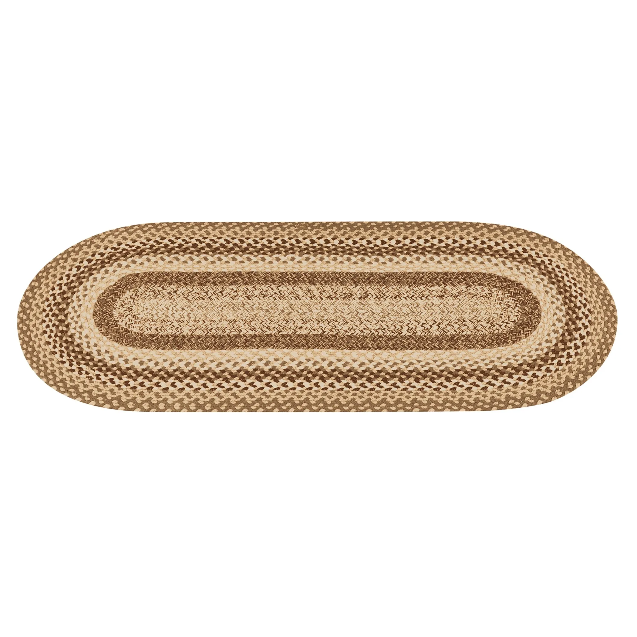 Classic Farmhouse Braided Kitchen Accent Rug