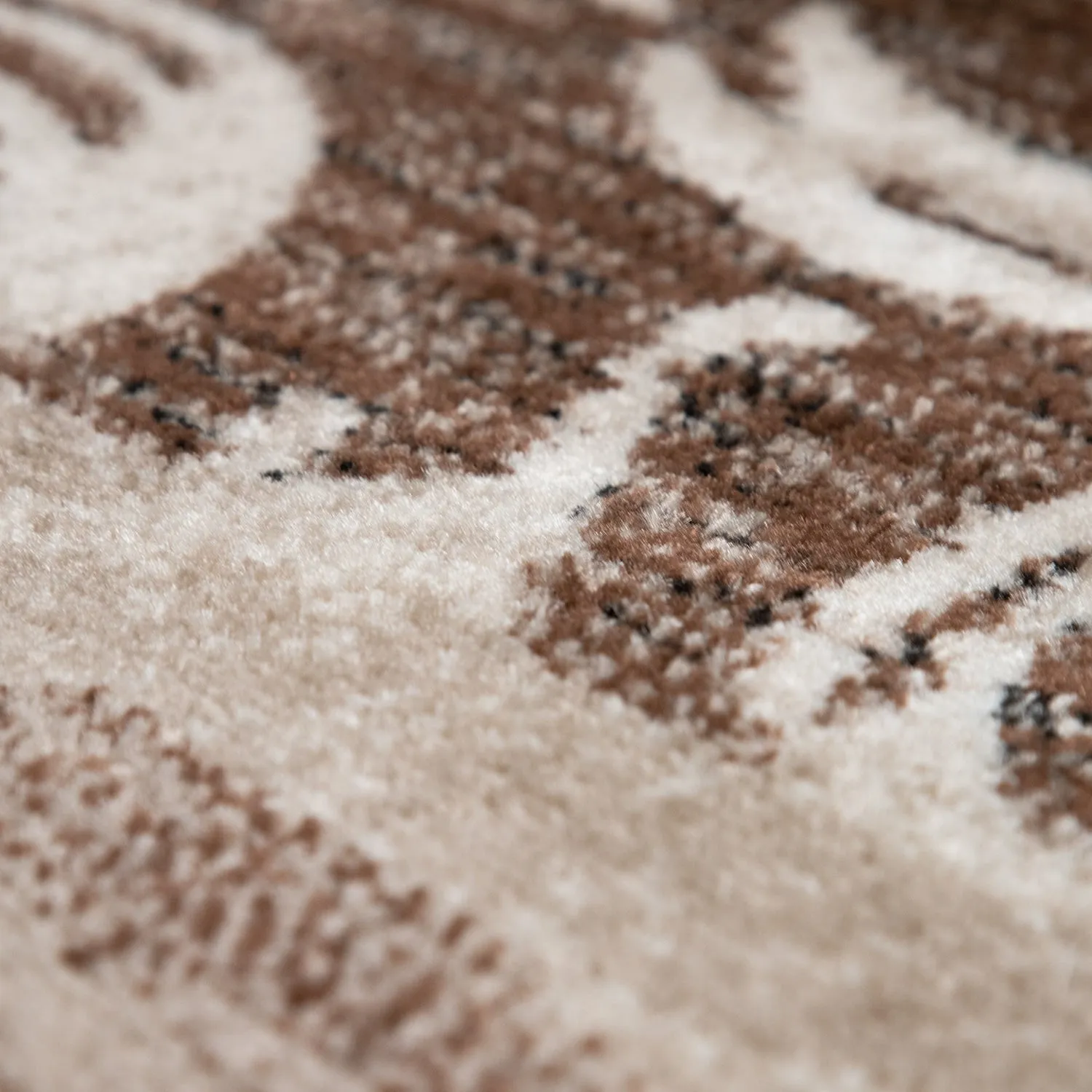 Classic Living Room Rug With Patchwork Design Modern checkered pattern