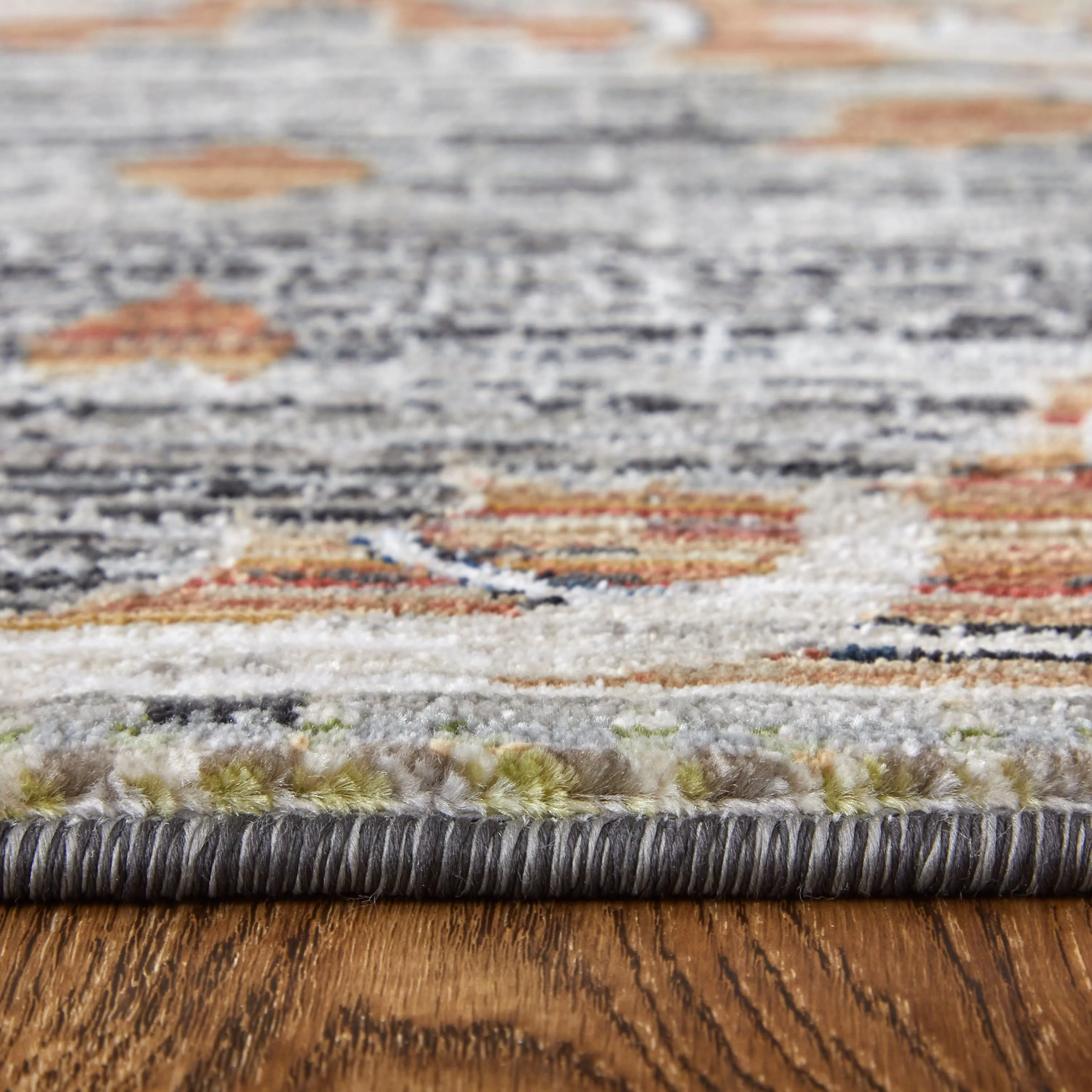 Claymore R39P2 Ikat Transitional Area Rug